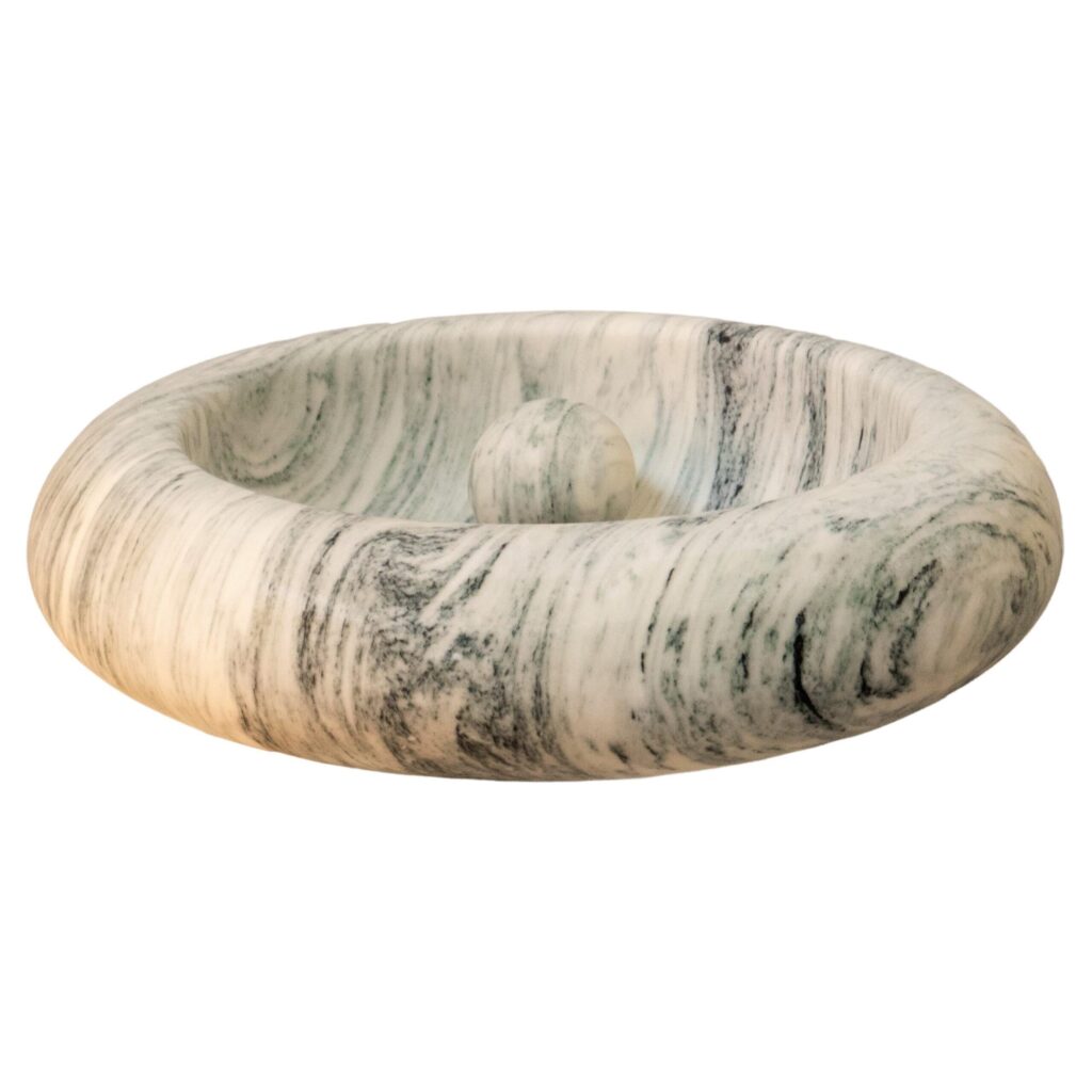 Crema Tirreno Roll Ball Sink by Serafini 1
