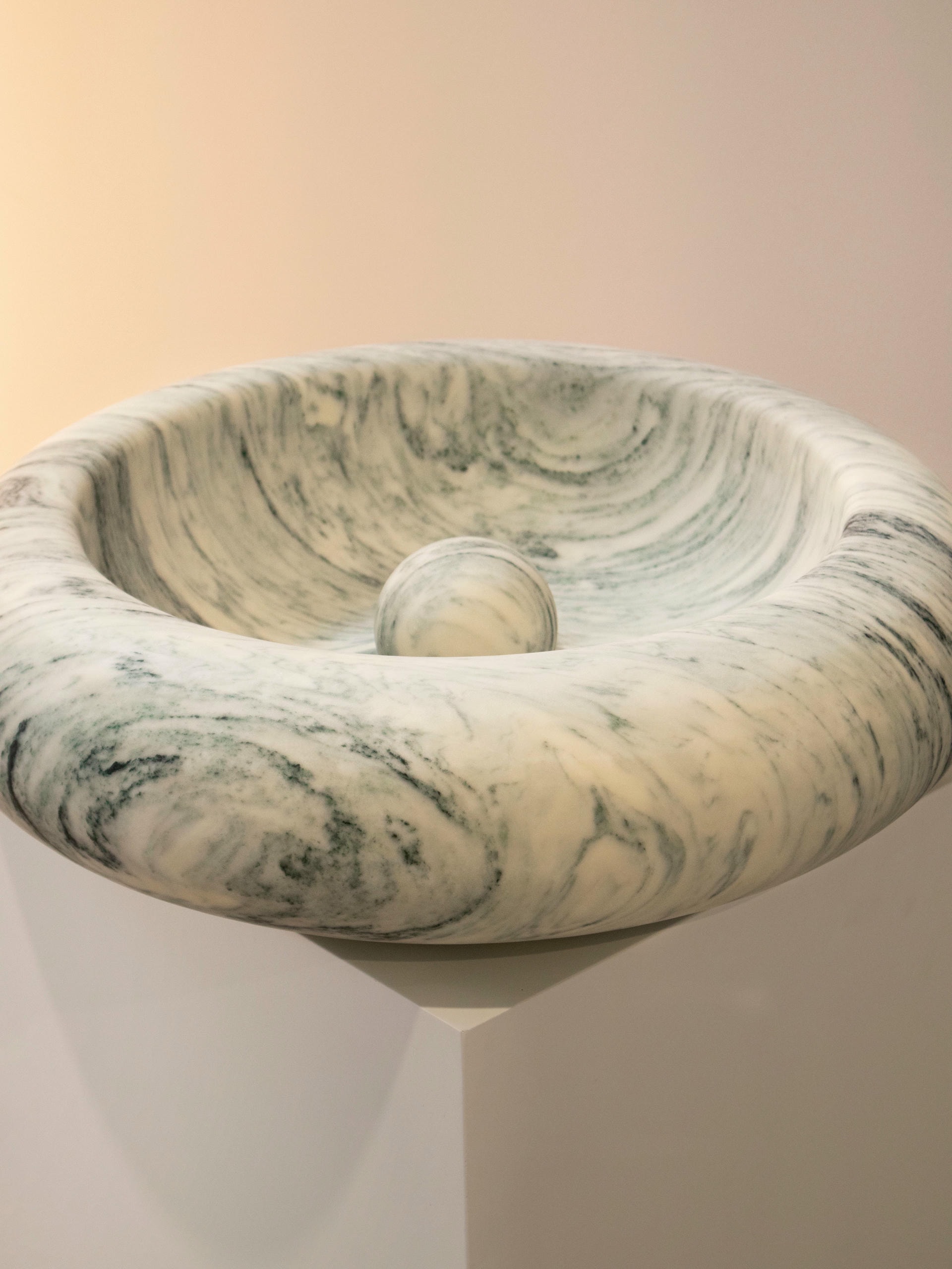 Crema Tirreno Roll Ball Sink by Serafini 4