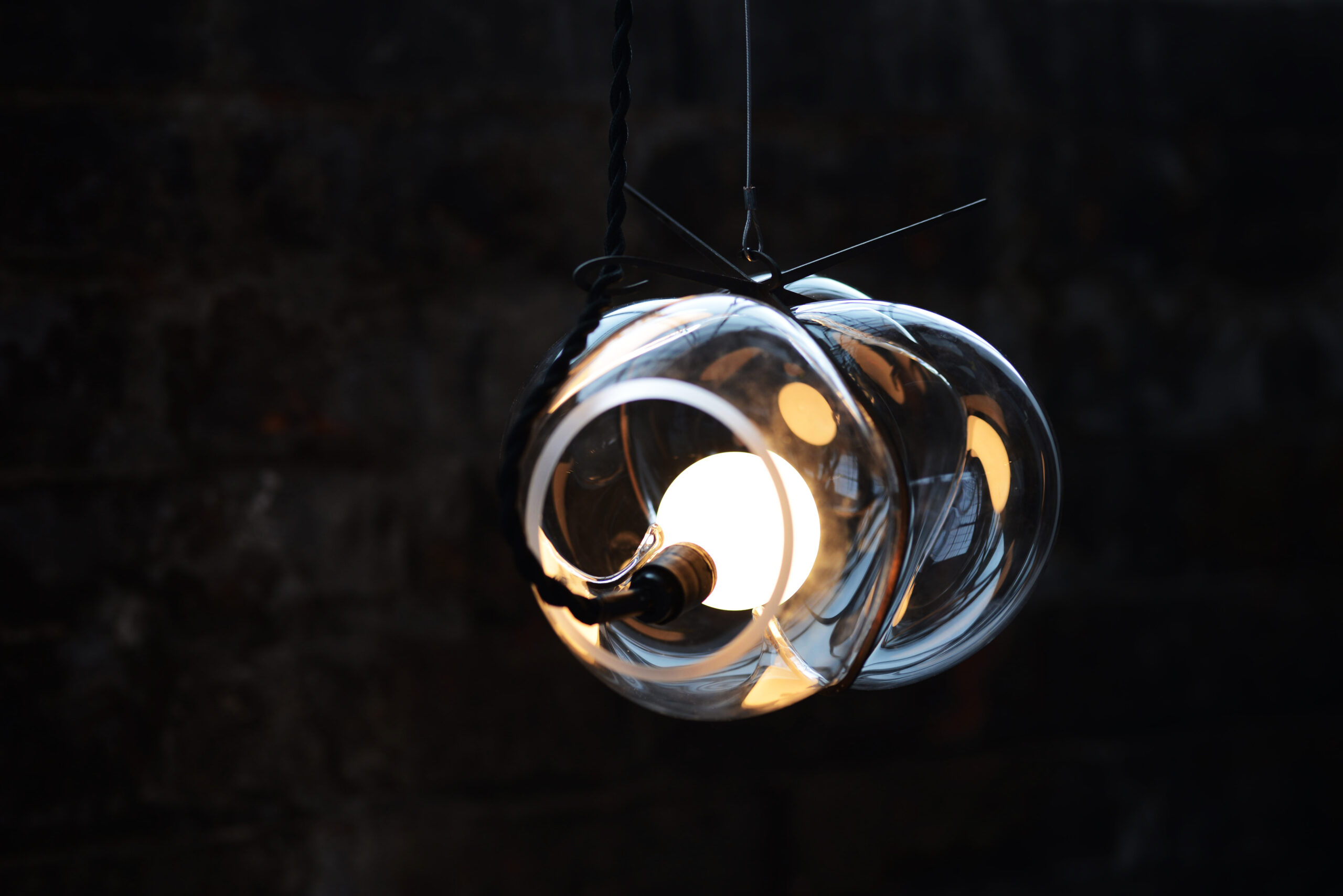 Crystal Glass Suspension, Exhale, Catie Newell 2