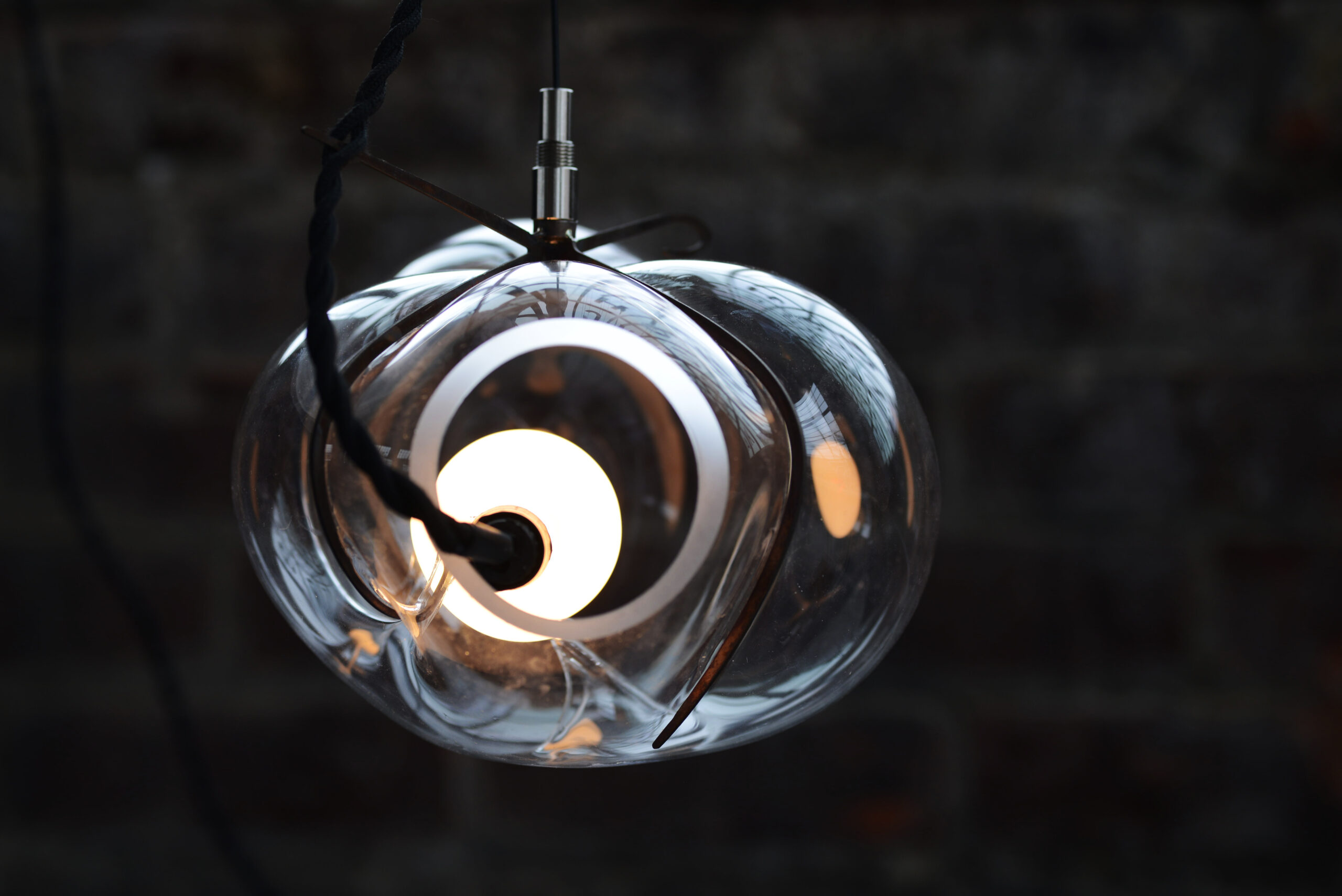 Crystal Glass Suspension, Exhale, Catie Newell 3