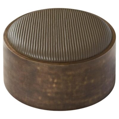 Handstitched Mira Pouf by Madheke