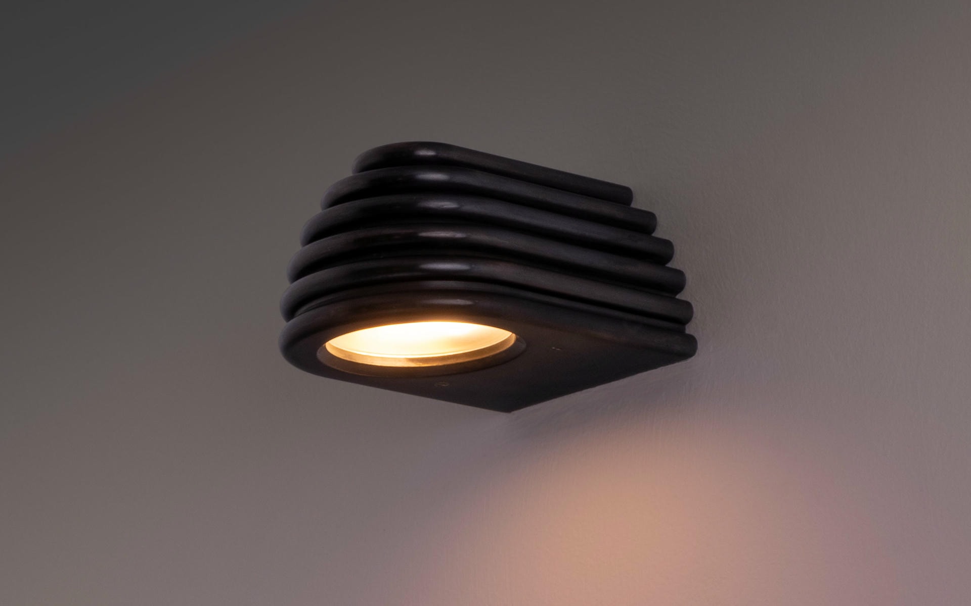 Insulator 0 Dark Brass Sconce by Novocastrian 2