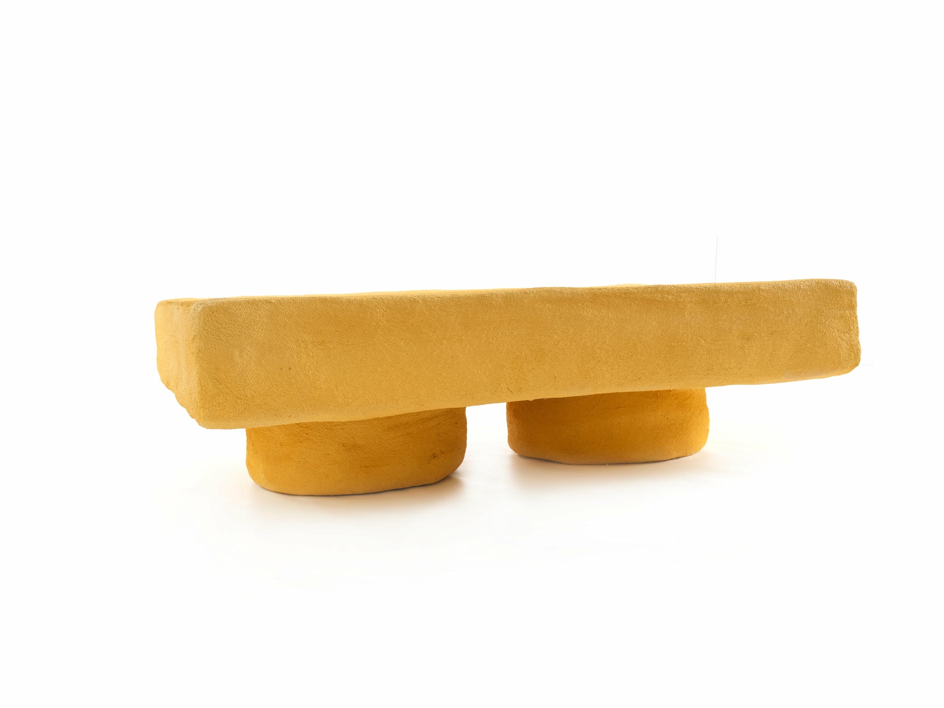 Jerry Low Coffee Table Indoor Outdoor Yellow Concrete by Mary Lynn Carlo 3