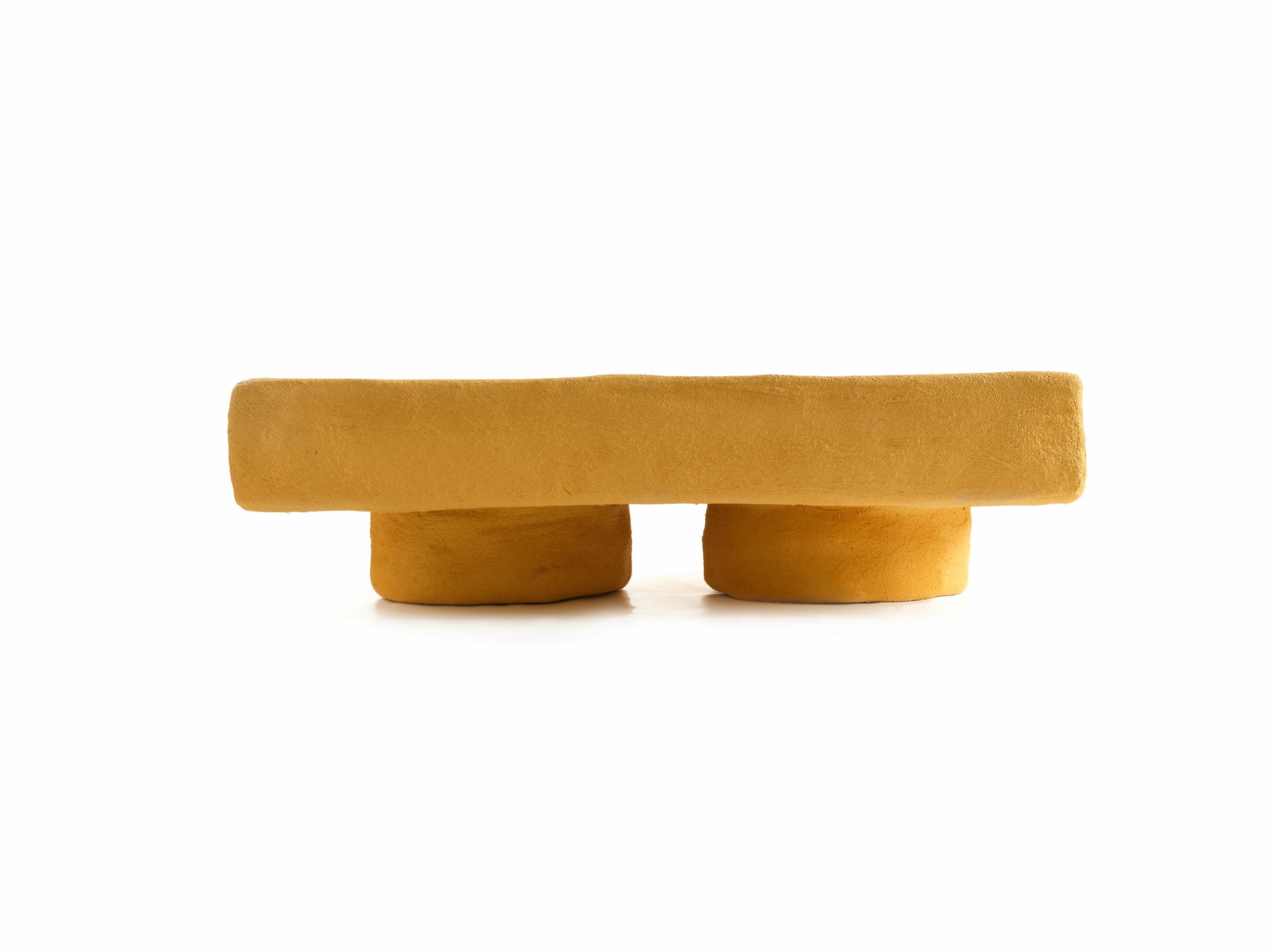 Jerry Low Coffee Table Indoor Outdoor Yellow Concrete by Mary Lynn Carlo 4