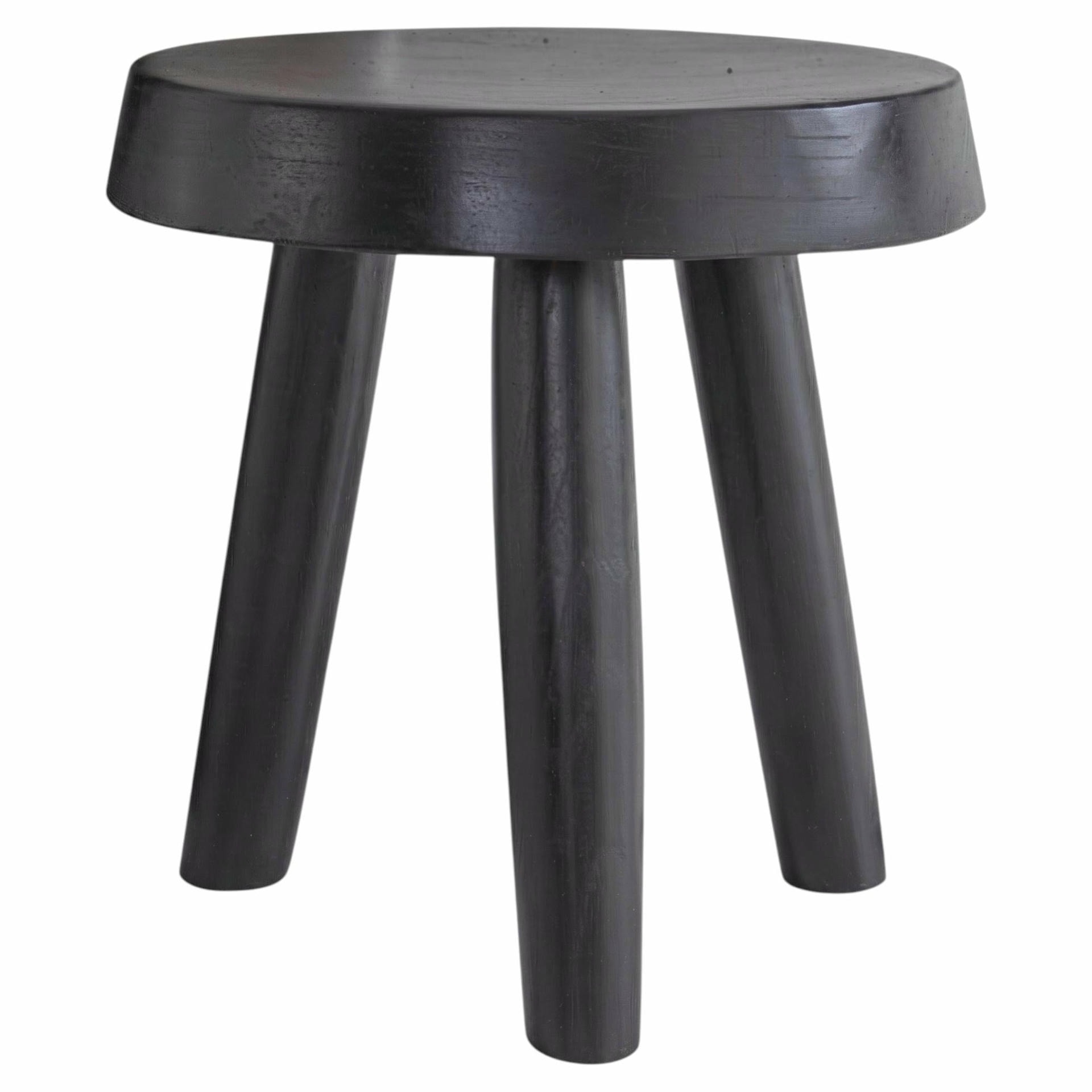 Low Black Stained Milk Stools 1