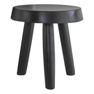 Low Black Stained Milk Stools by Bicci De’ Medici