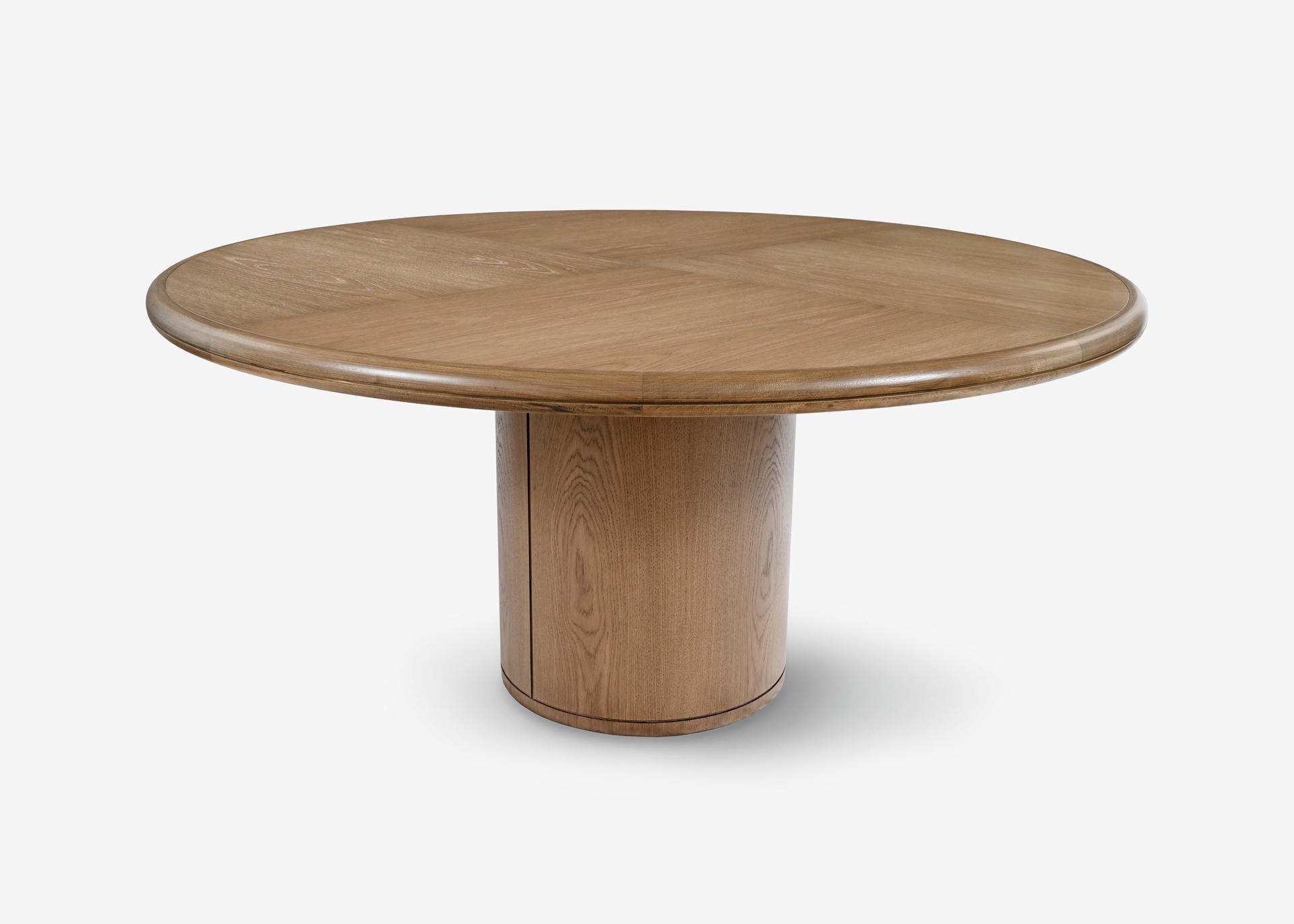 Moon Oak Round Table Signed by Buket Hoscan Bazman 2
