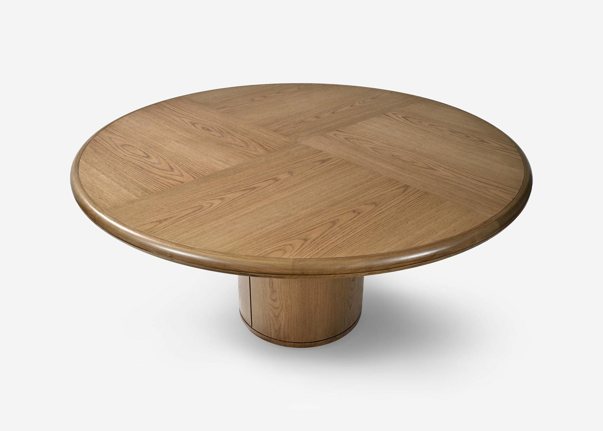 Moon Oak Round Table Signed by Buket Hoscan Bazman 3