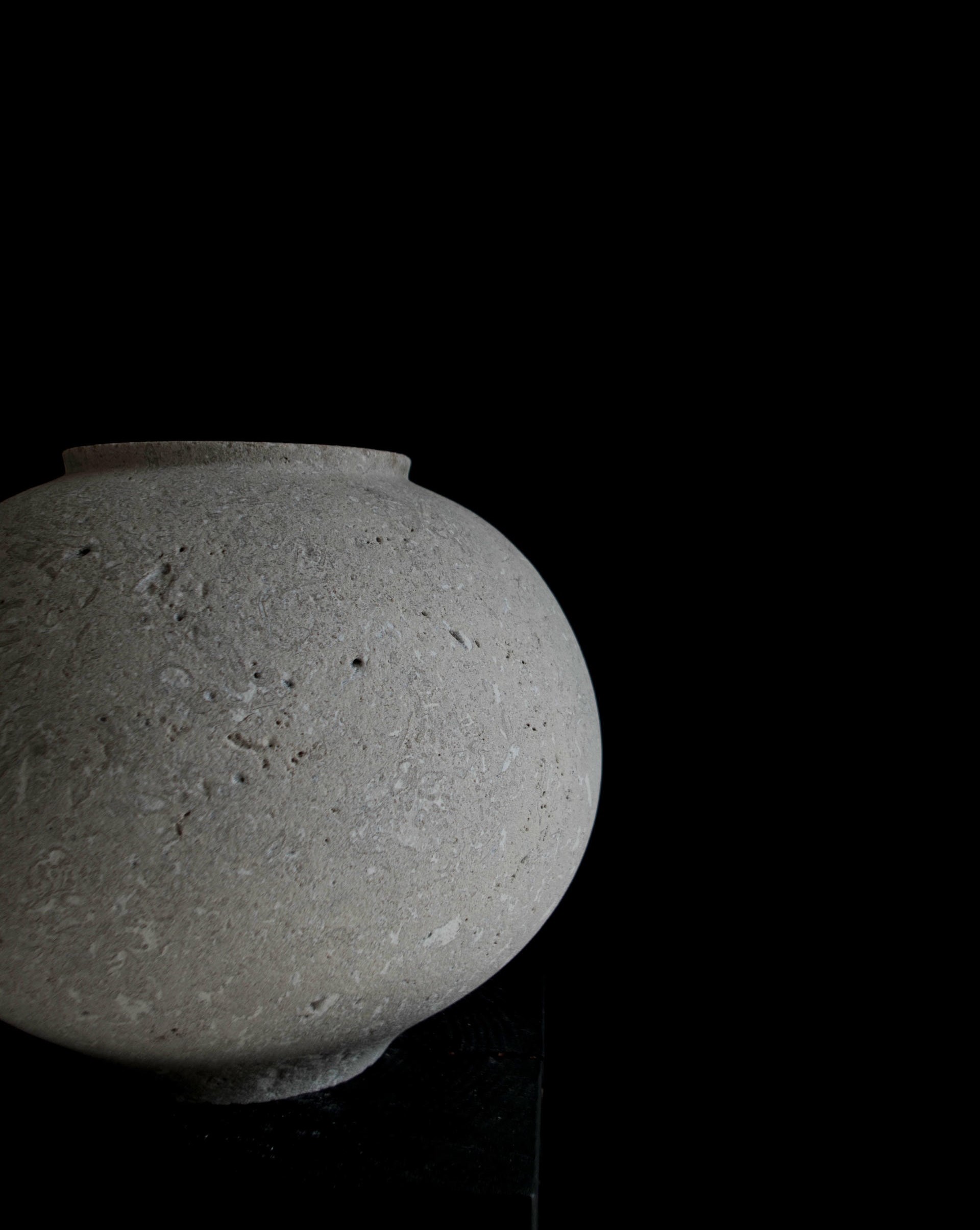 Natural Stone Moon Jar by Bicci De Medici 4