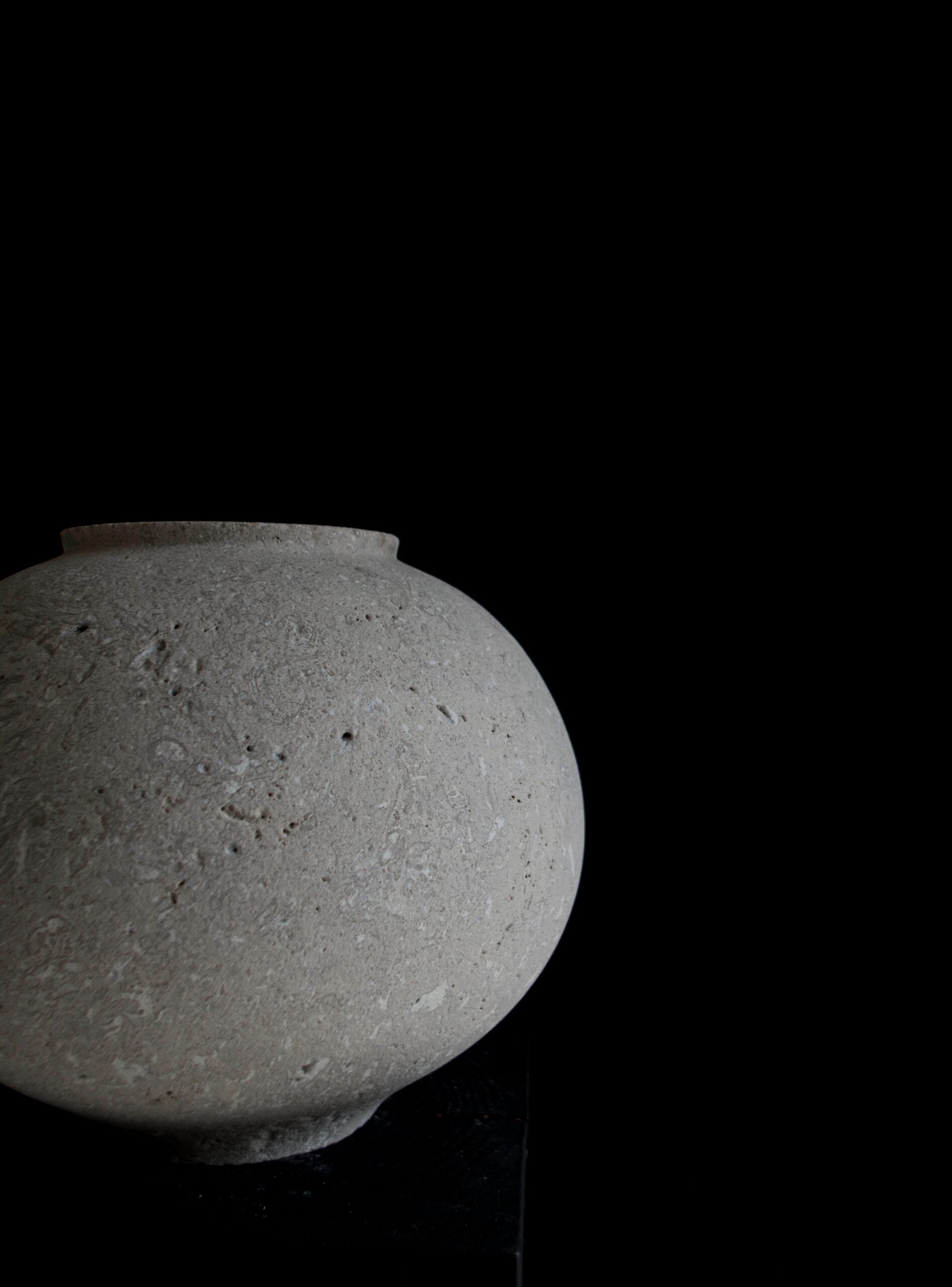 Natural Stone Moon Jar by Bicci De Medici 4