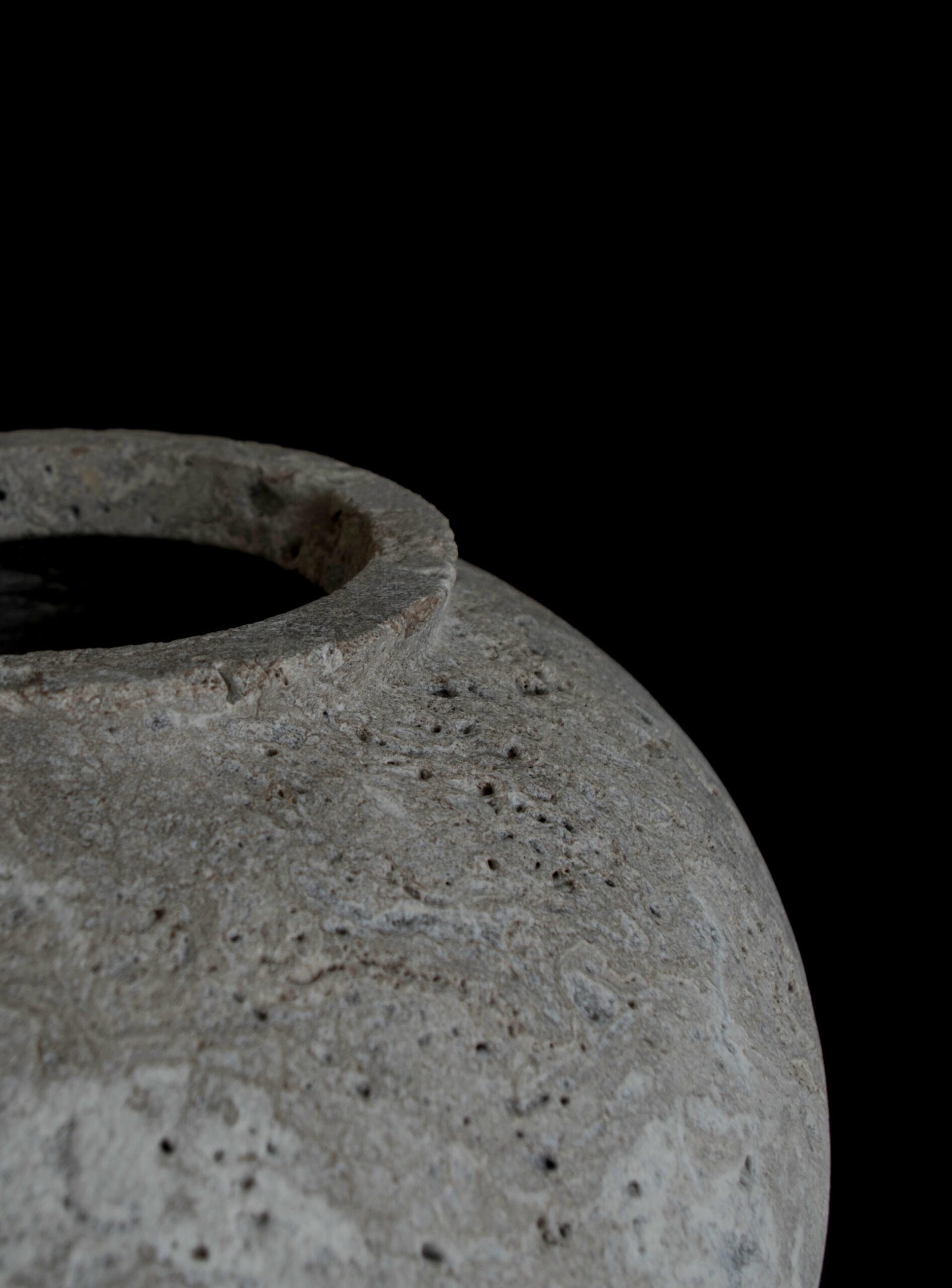 Natural Stone Moon Jar by Bicci De Medici 5