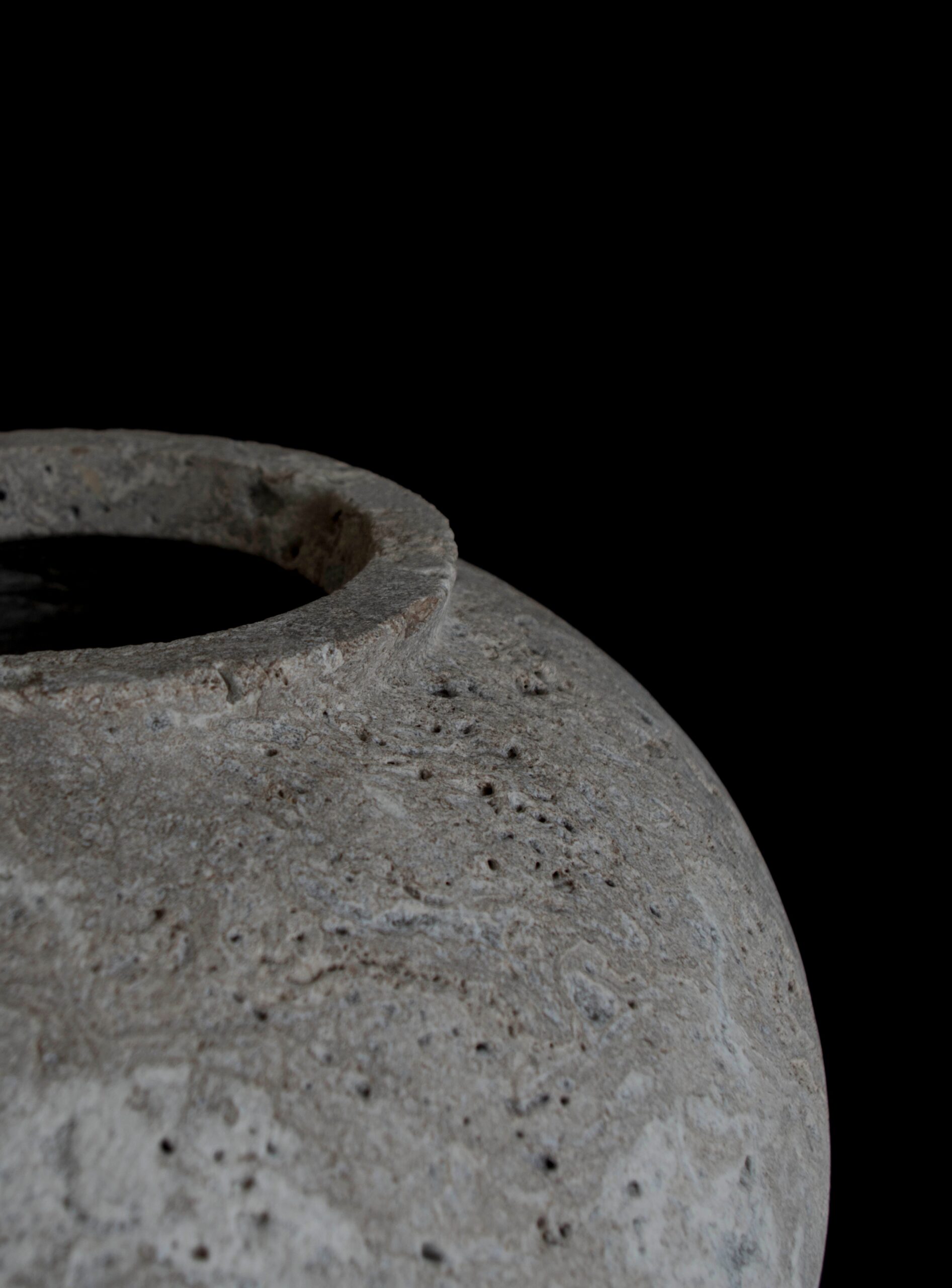 Natural Stone Moon Jar by Bicci De Medici 5