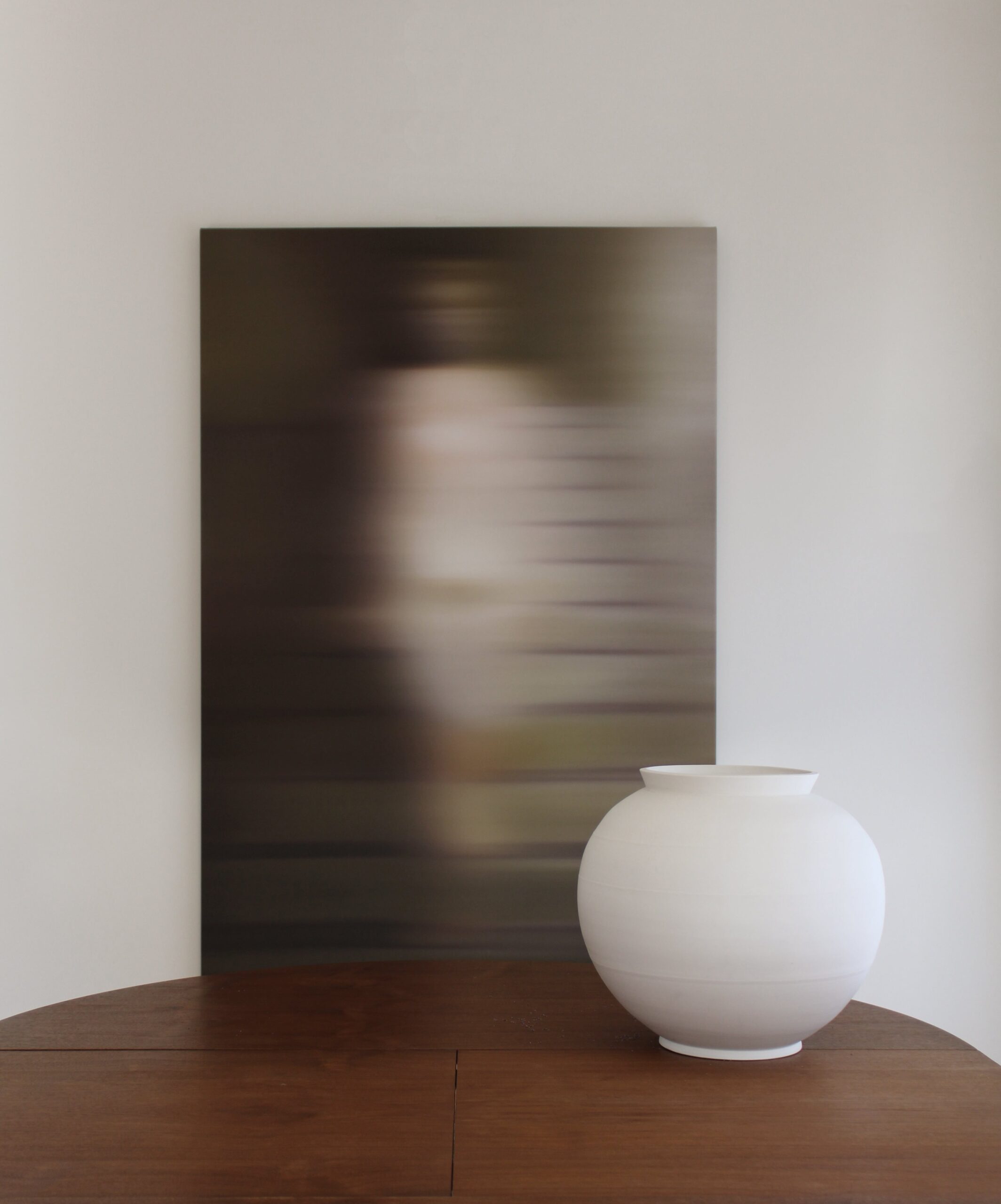 Off White Stoneware Moon Jar by Bicci De' Medici 6