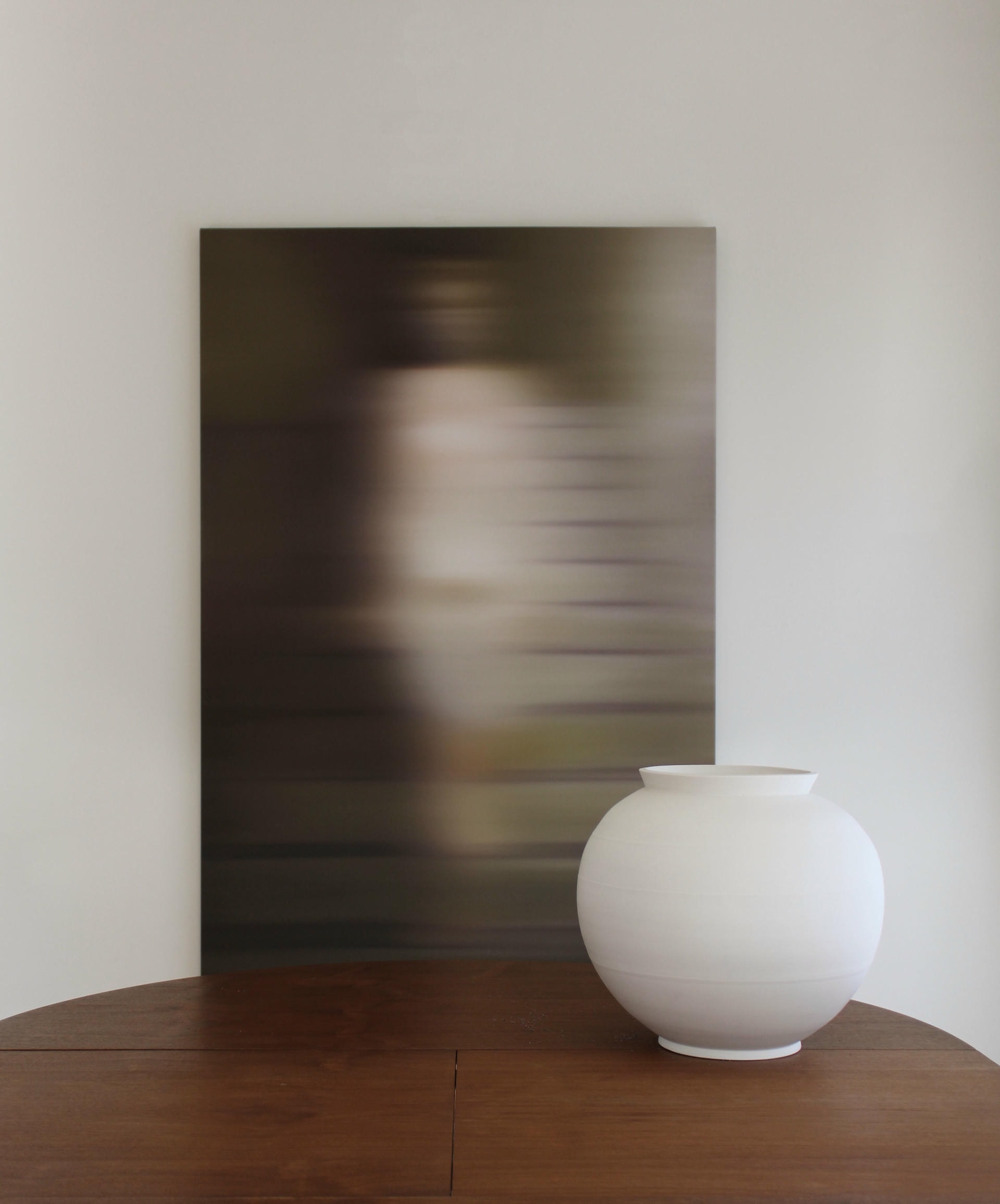 Off White Stoneware Moon Jar by Bicci de Medici 6