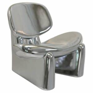 Pau Silver V1 Armchair by Edizione Limitata