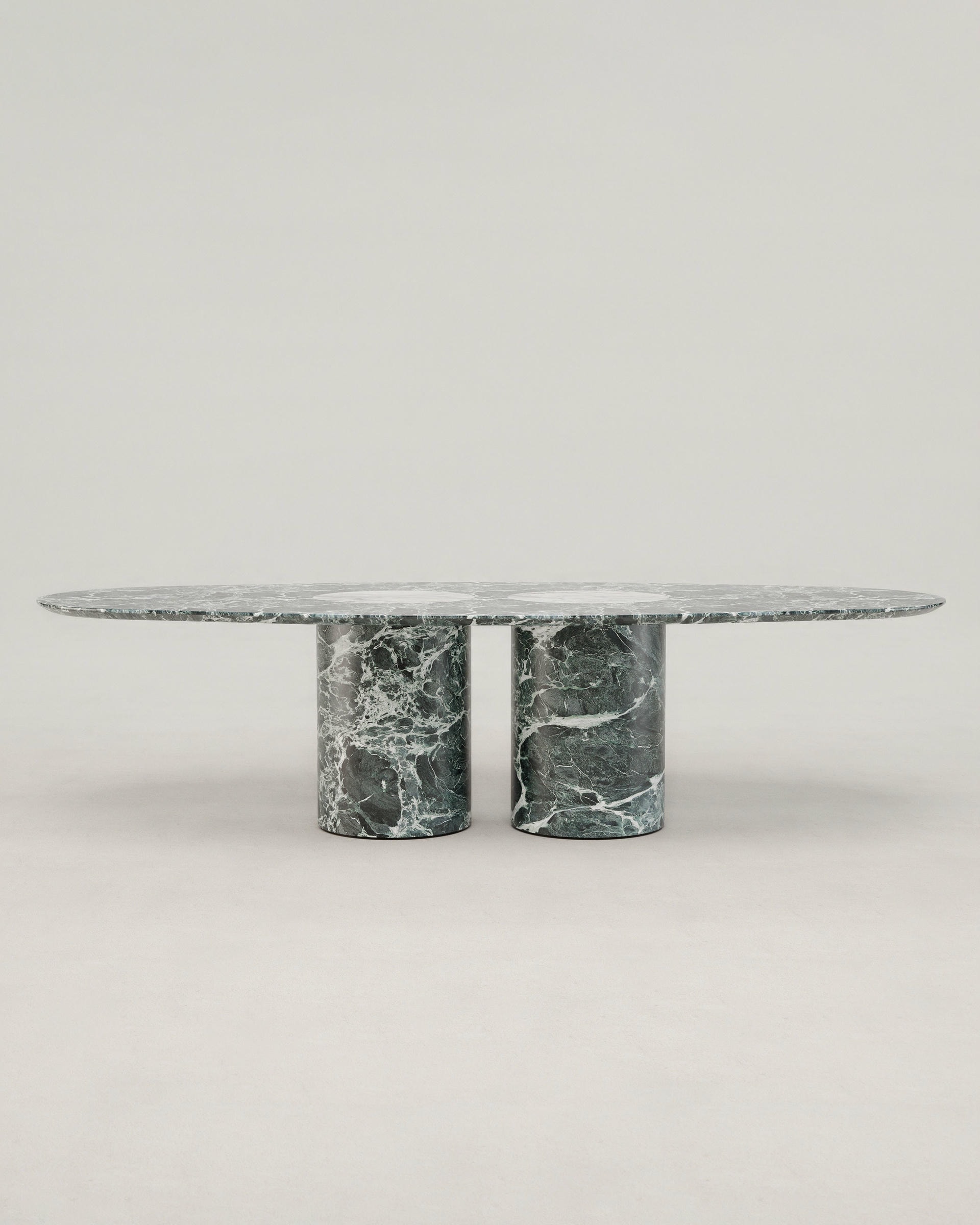 Salvante D1 Dining Table Bianco Namibia Marble by Piotr Dabrowa 2