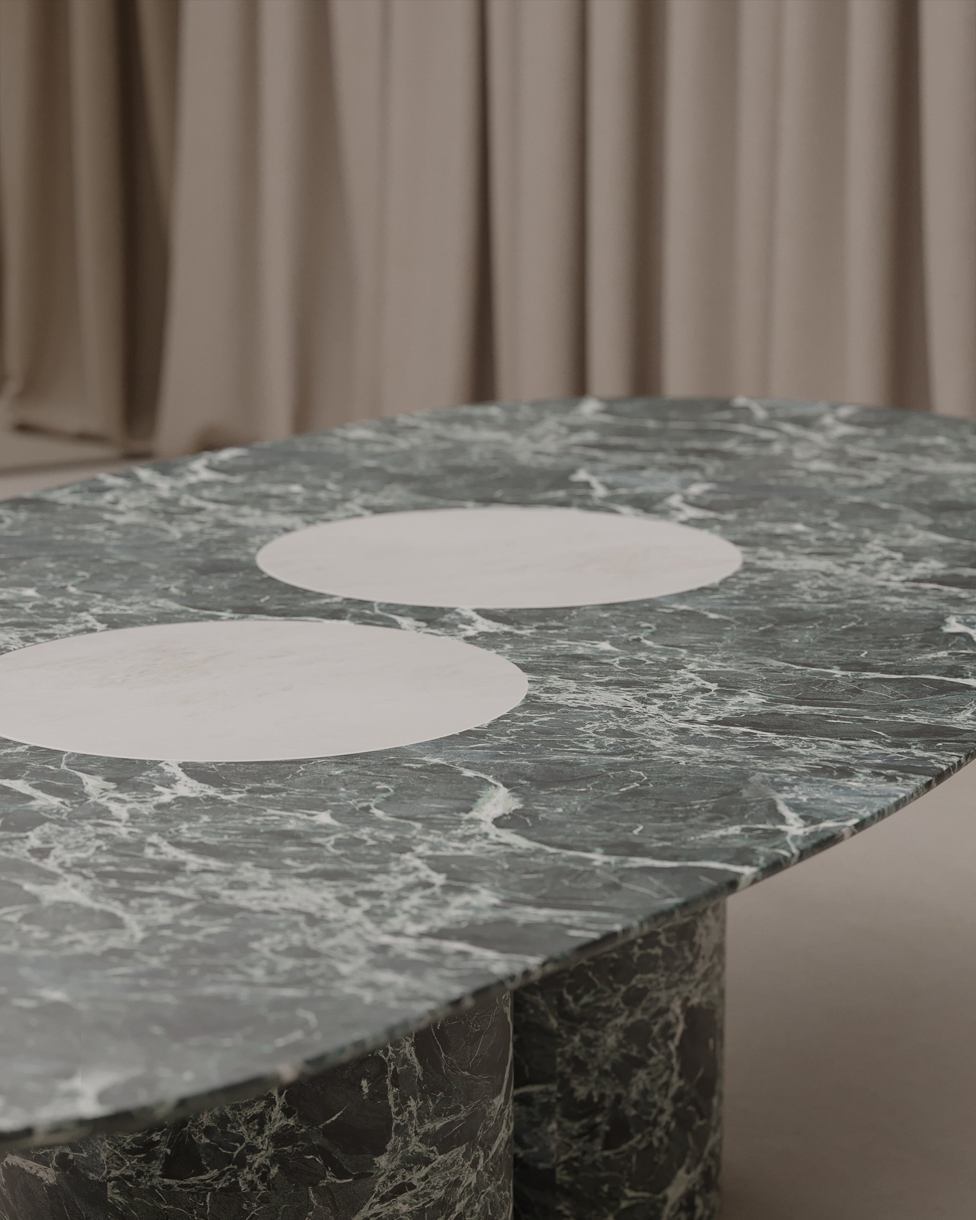 Salvante D1 Dining Table Bianco Namibia Marble by Piotr Dabrowa 5