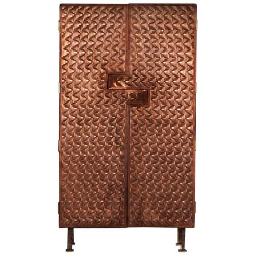 Steppes Copper Armoire Signed by Michael Gittings 1