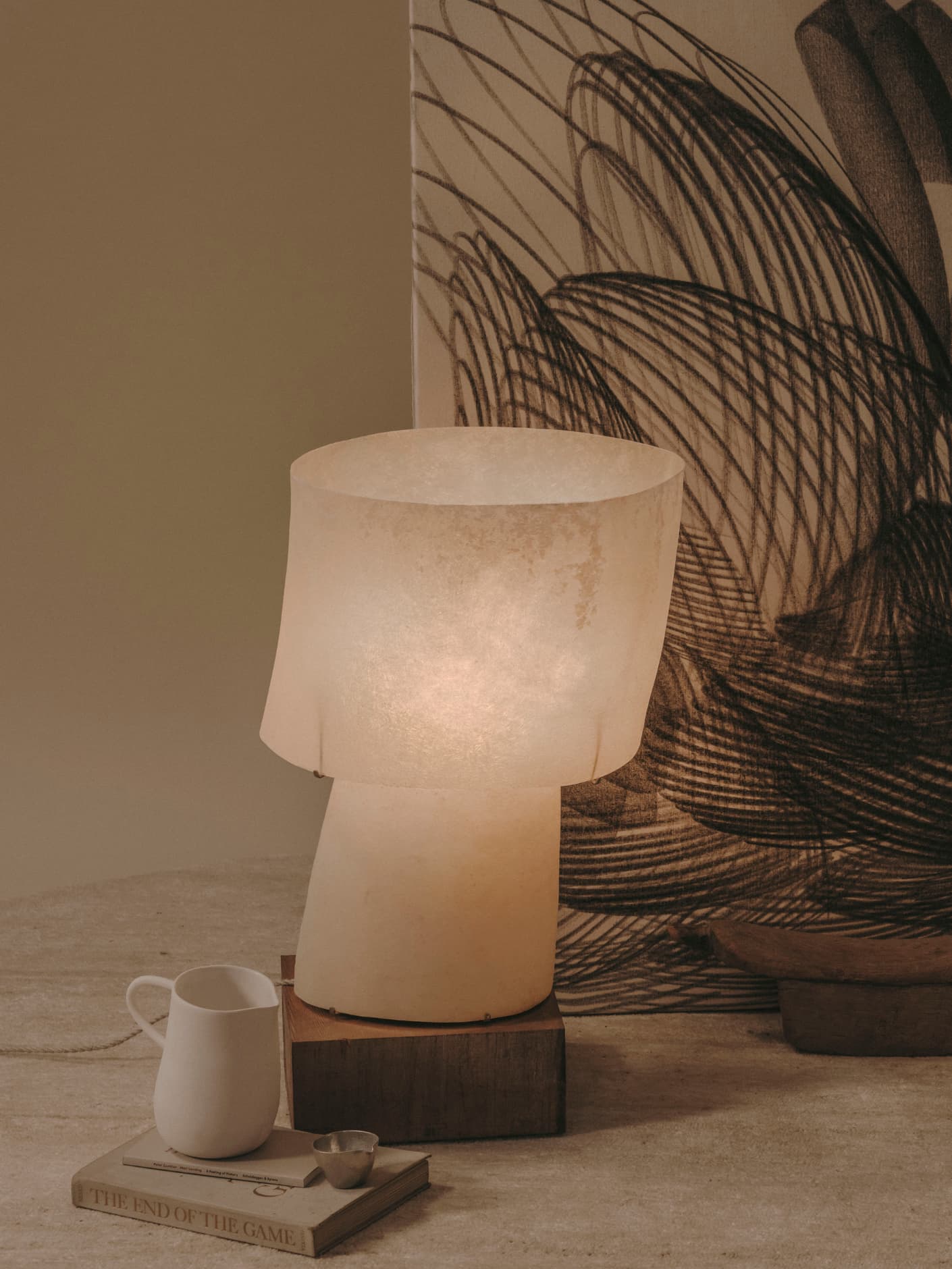 Tall Mush Lamp by Kilzi 16