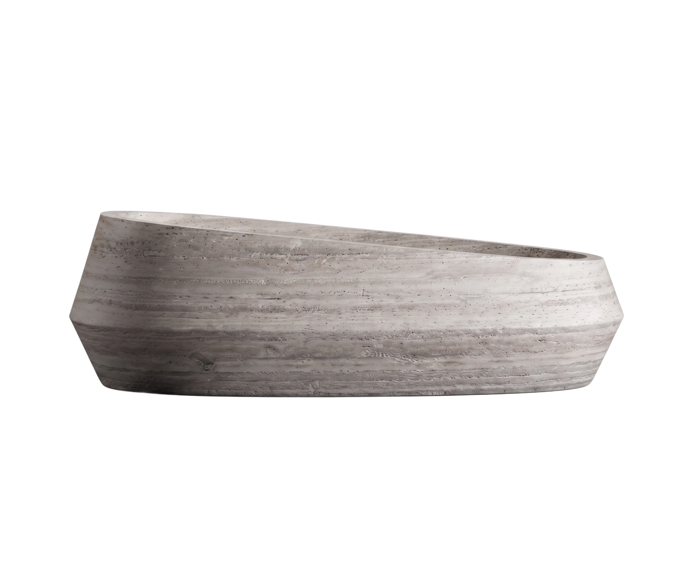 Travertino Silver Tosca Bath by Serafini 1