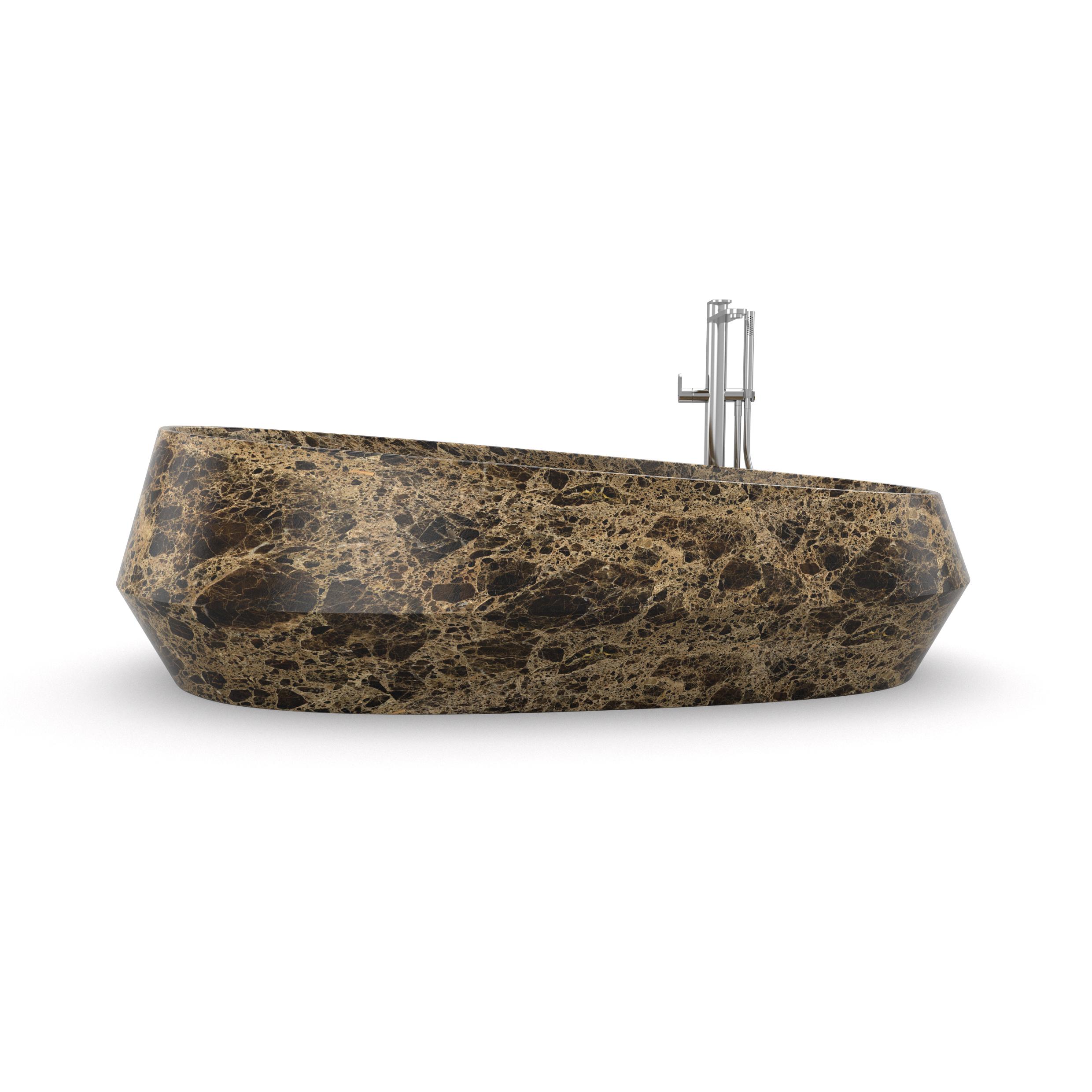 Travertino Silver Tosca Bath by Serafini 7