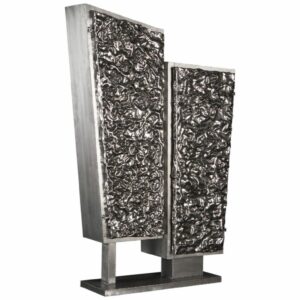Unique Crinkle Cabinet, Signed by Michael Gittings