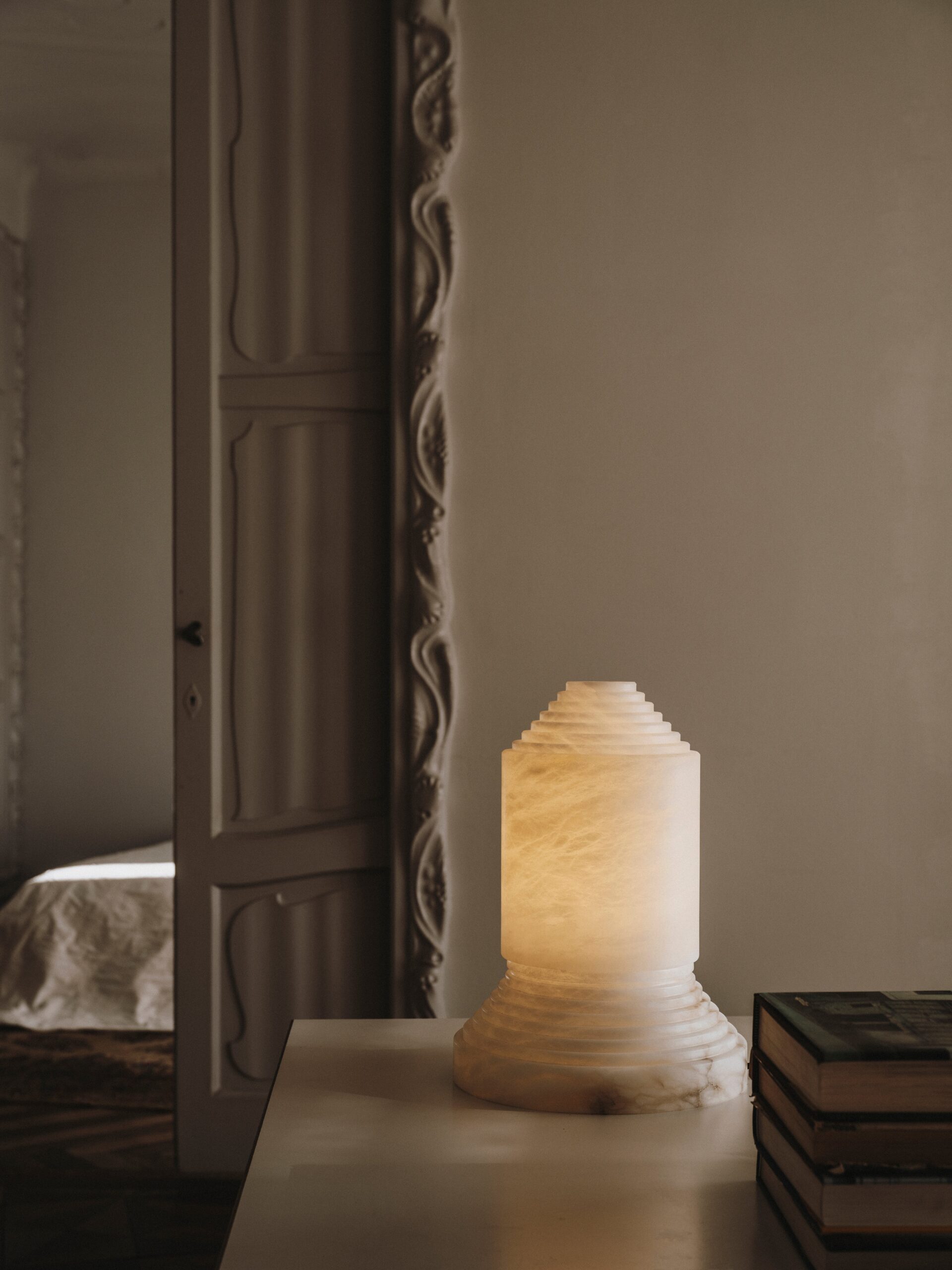 Babel Alabaster Table Lamp by Àngel Jové 6