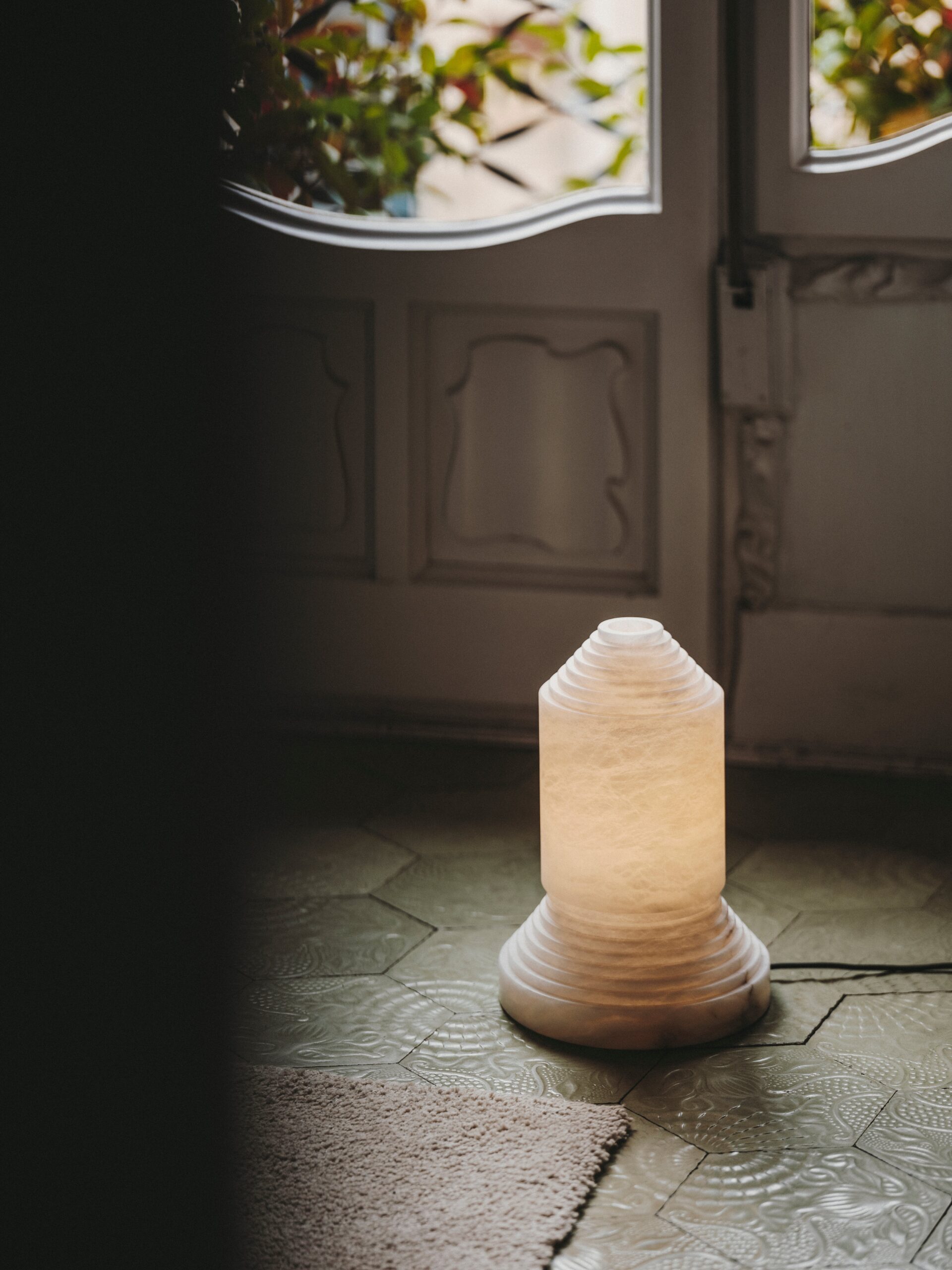 Babel Alabaster Table Lamp by Àngel Jové 7
