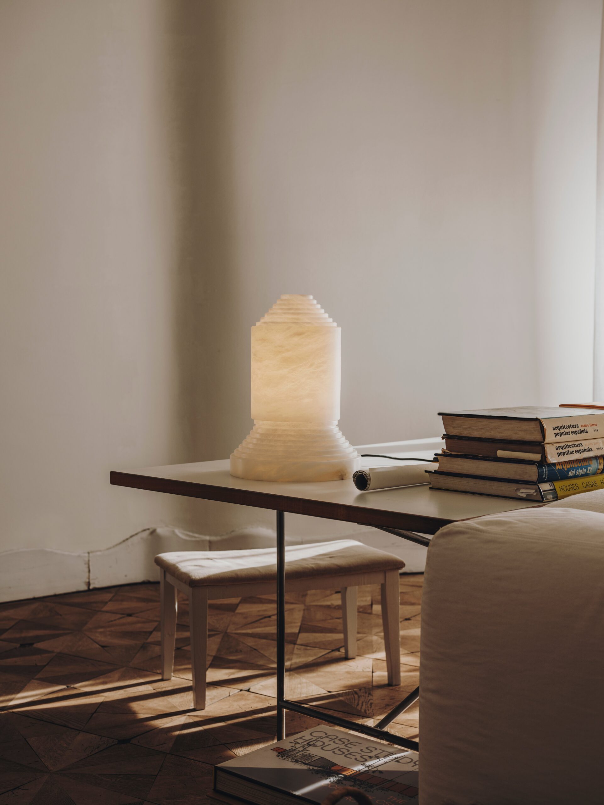 Babel Alabaster Table Lamp by Àngel Jové 8
