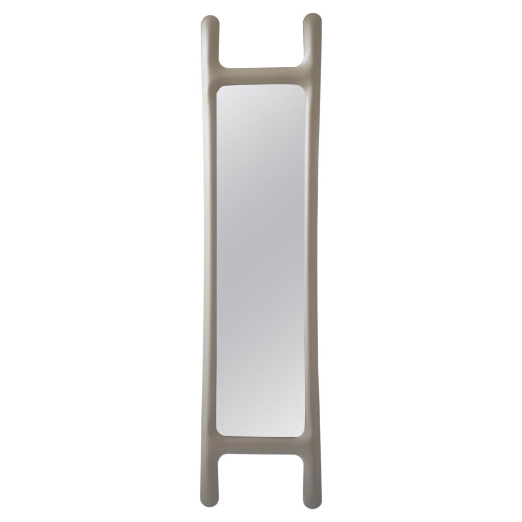 Beige Drab Sculptural Wall Mirror by Zieta 1