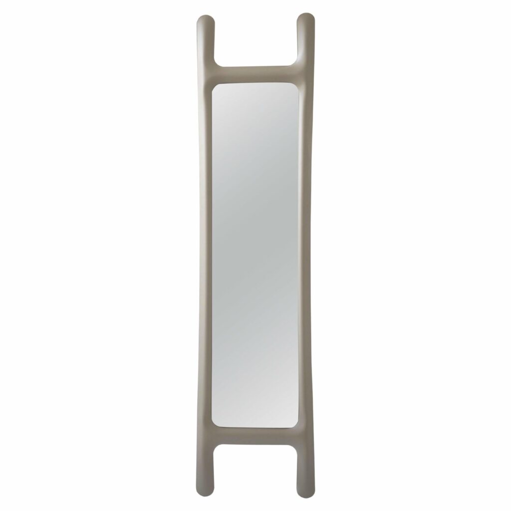 Beige Drab Sculptural Wall Mirror by Zieta 1