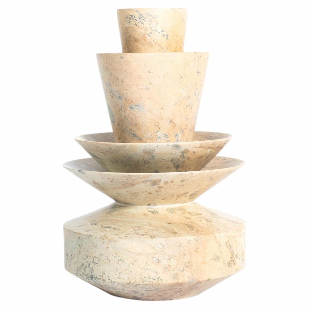 Brota 2 Soapstone Vase by Alva Design 1