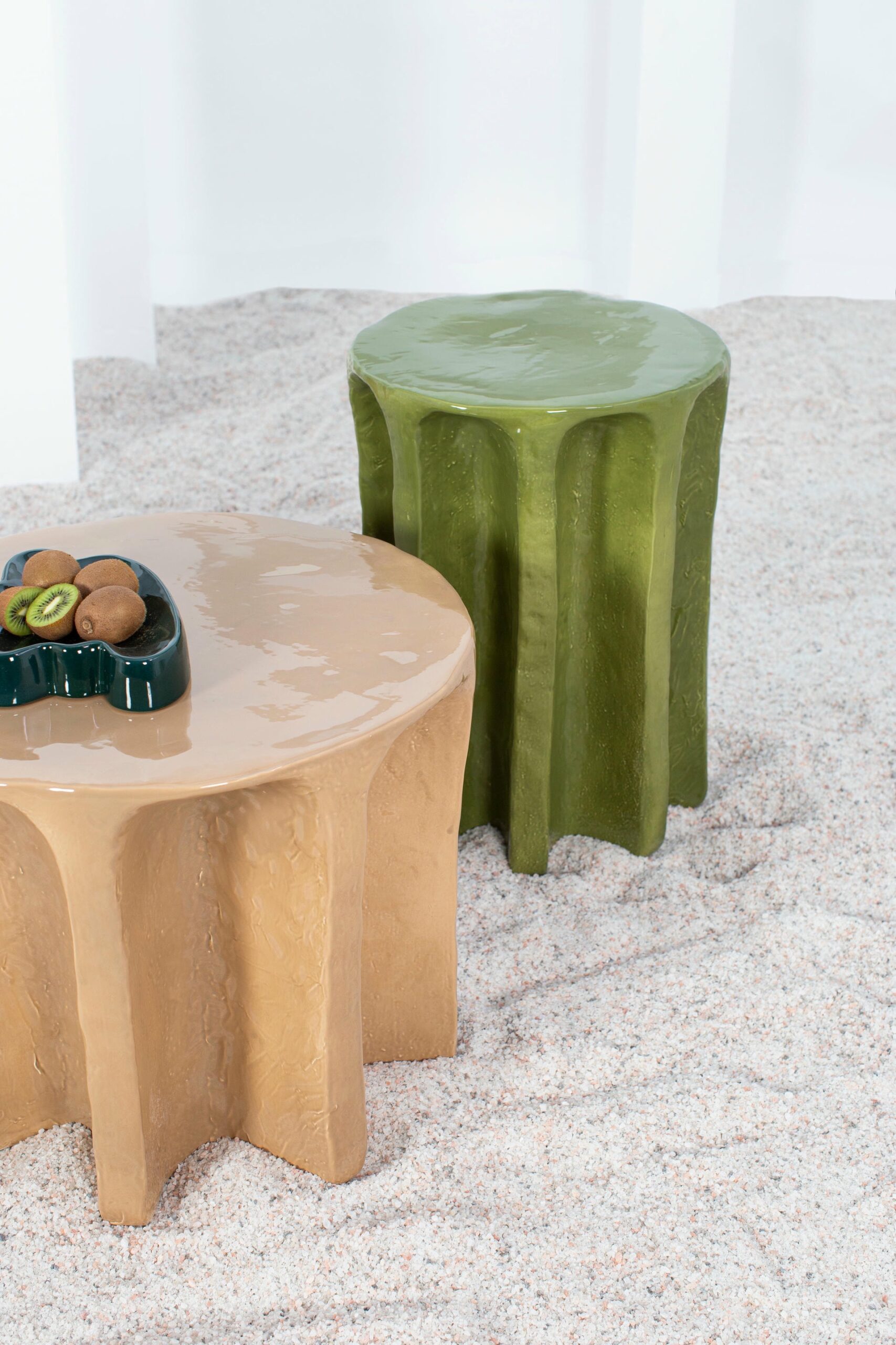Chouchou High Green Side Table by Pulpo 7