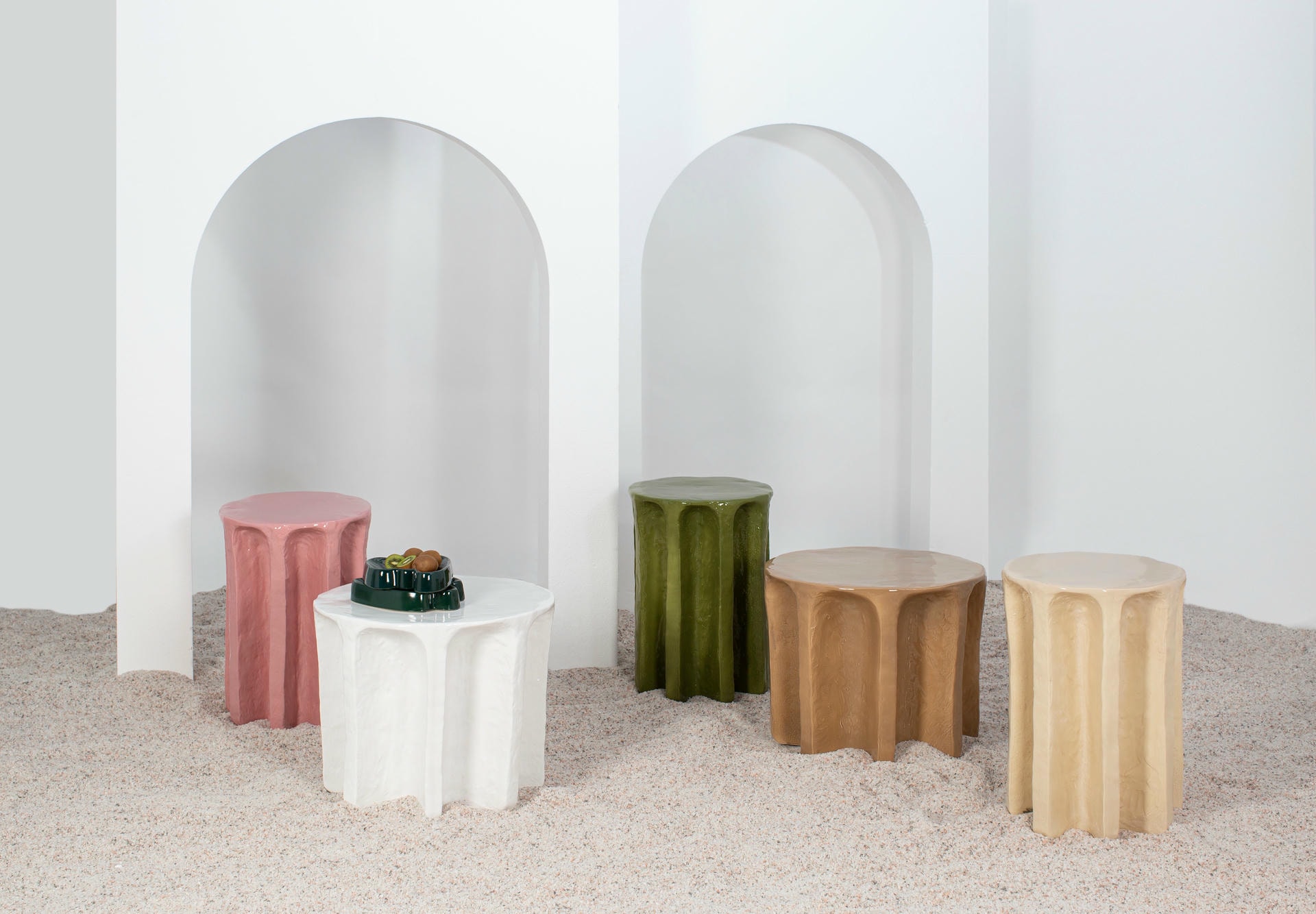 Chouchou High Rose Side Table by Pulpo 11