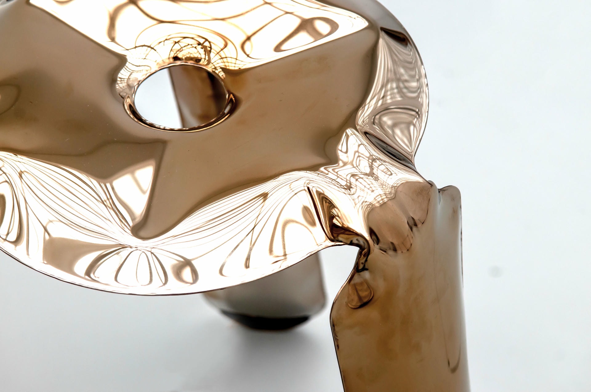 Flamed Gold Mini Plopp Stool by Zieta 5