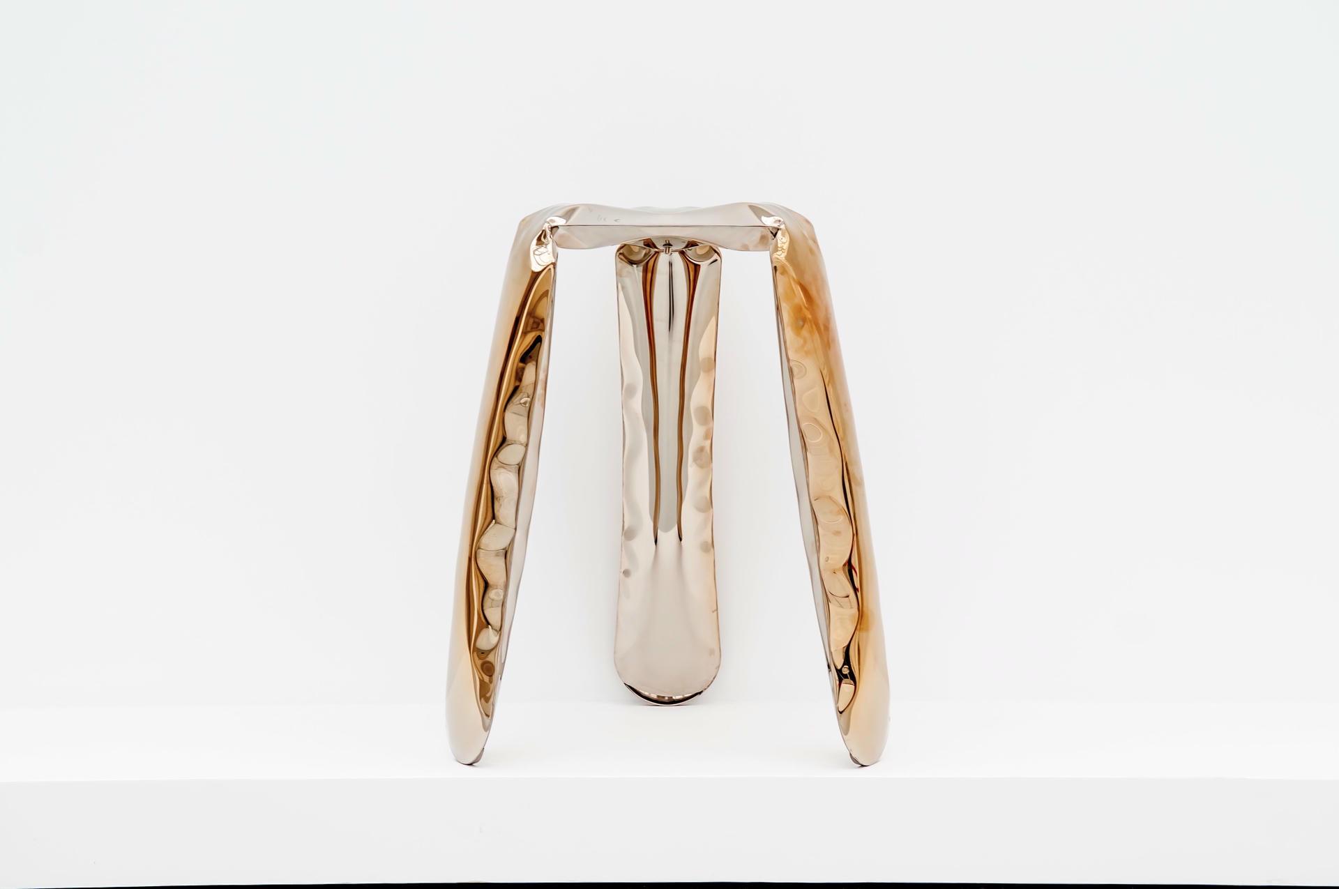 Flamed Gold Mini Plopp Stool by Zieta 8