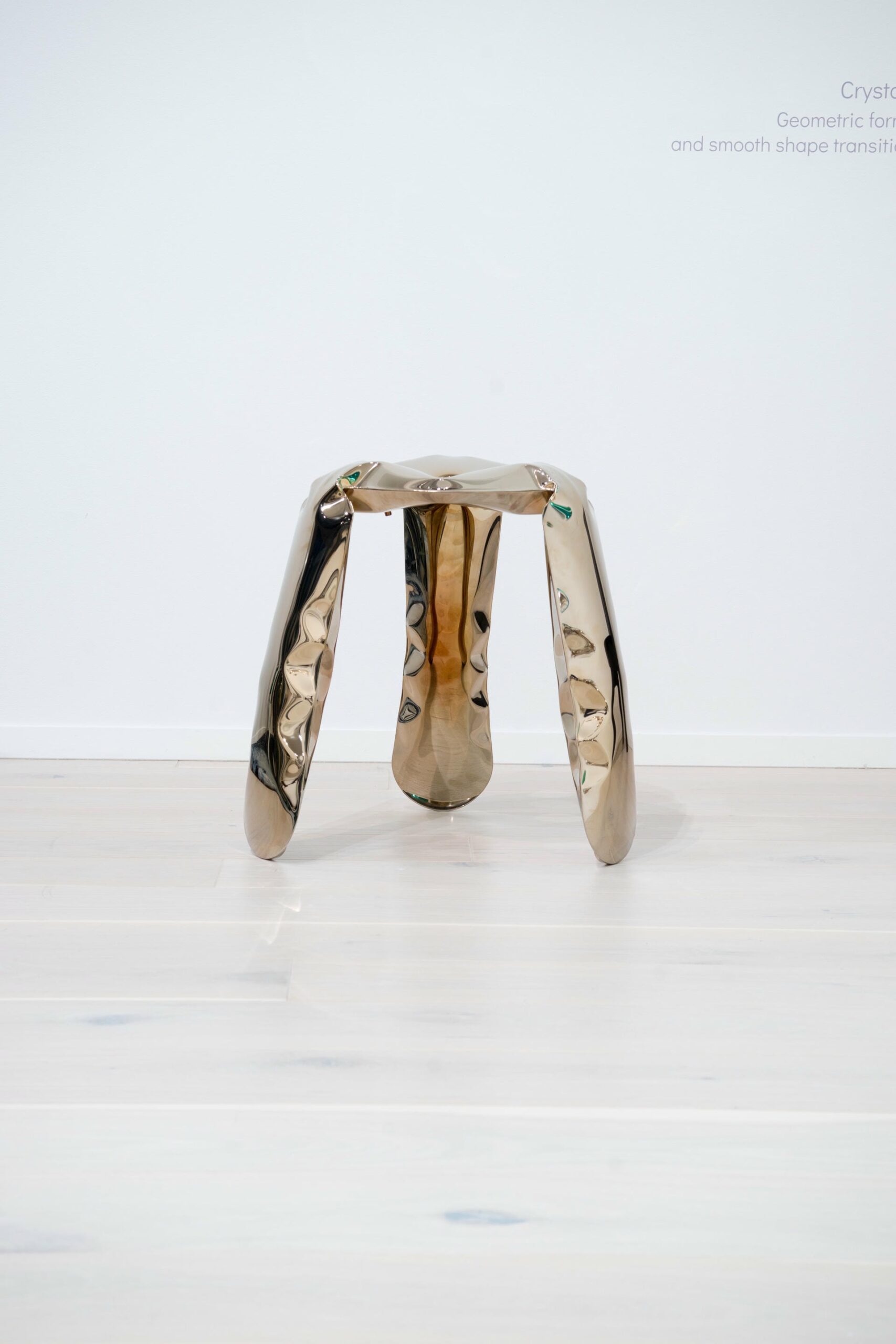 Flamed Gold Mini Plopp Stool by Zieta 9