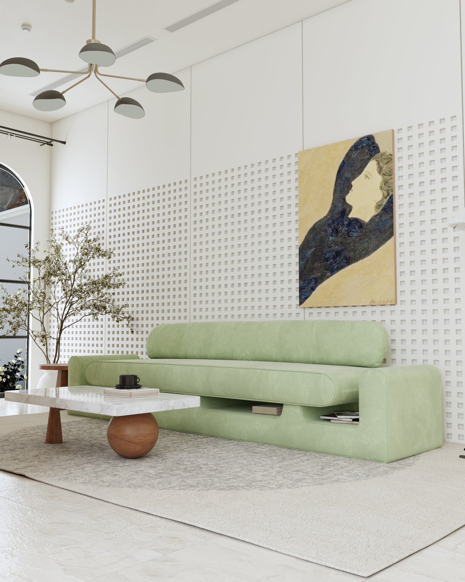 Hug Green Sofa by Rejo Studio 5