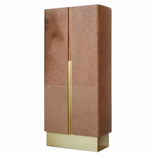 Les Cuirs Bar Cabinet by Marc Dibeh 1