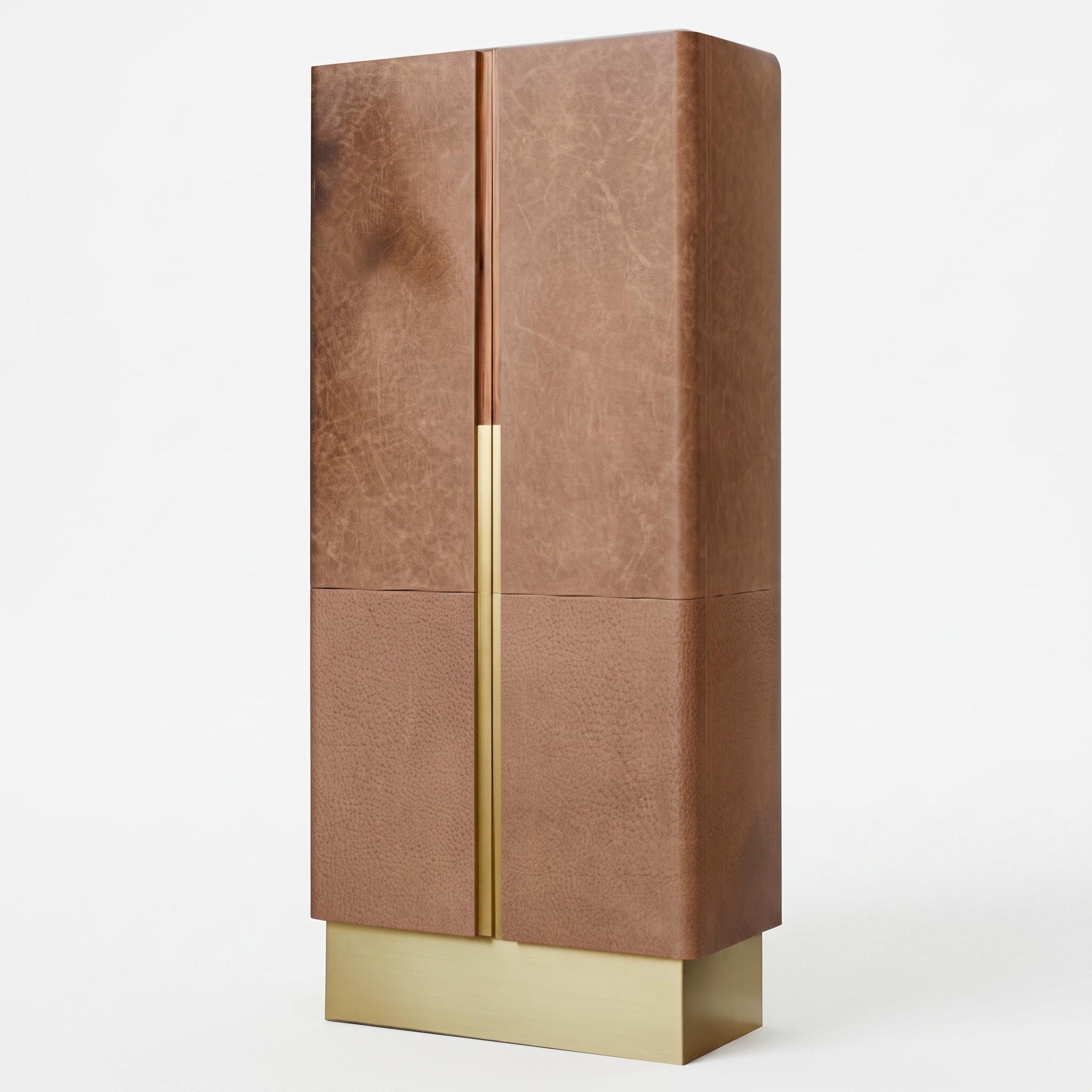 Les Cuirs Bar Cabinet by Marc Dibeh 2
