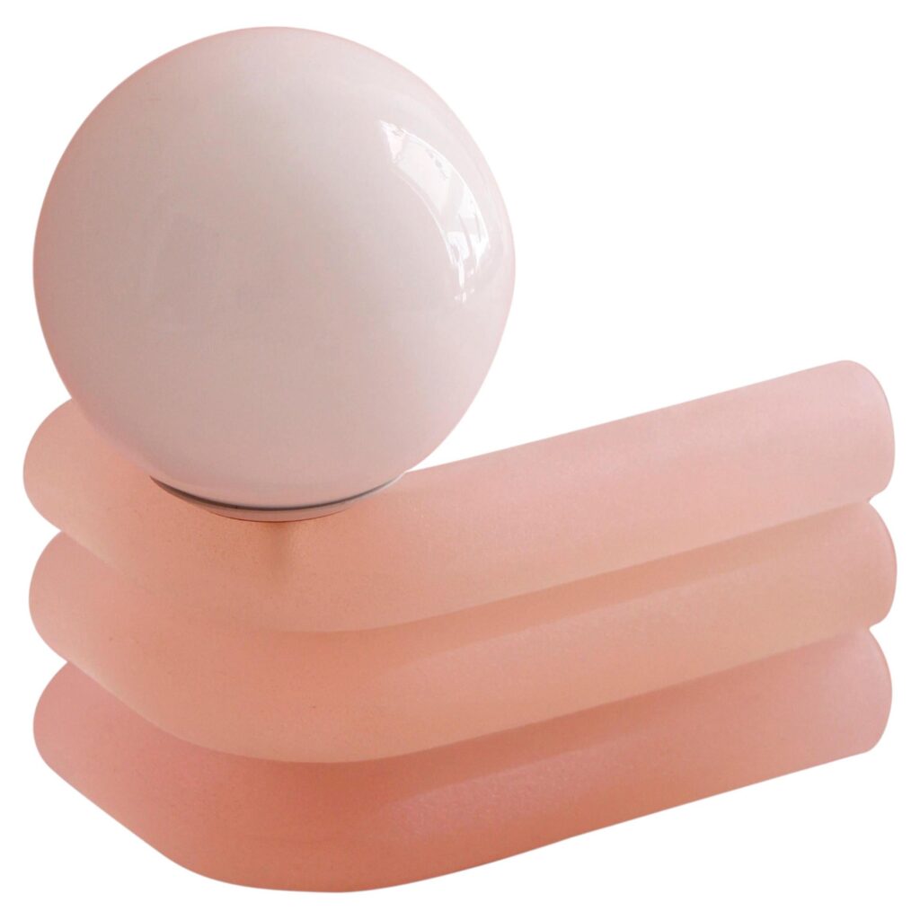 Lychee Small Elio Lamp by Soft Geometry 1