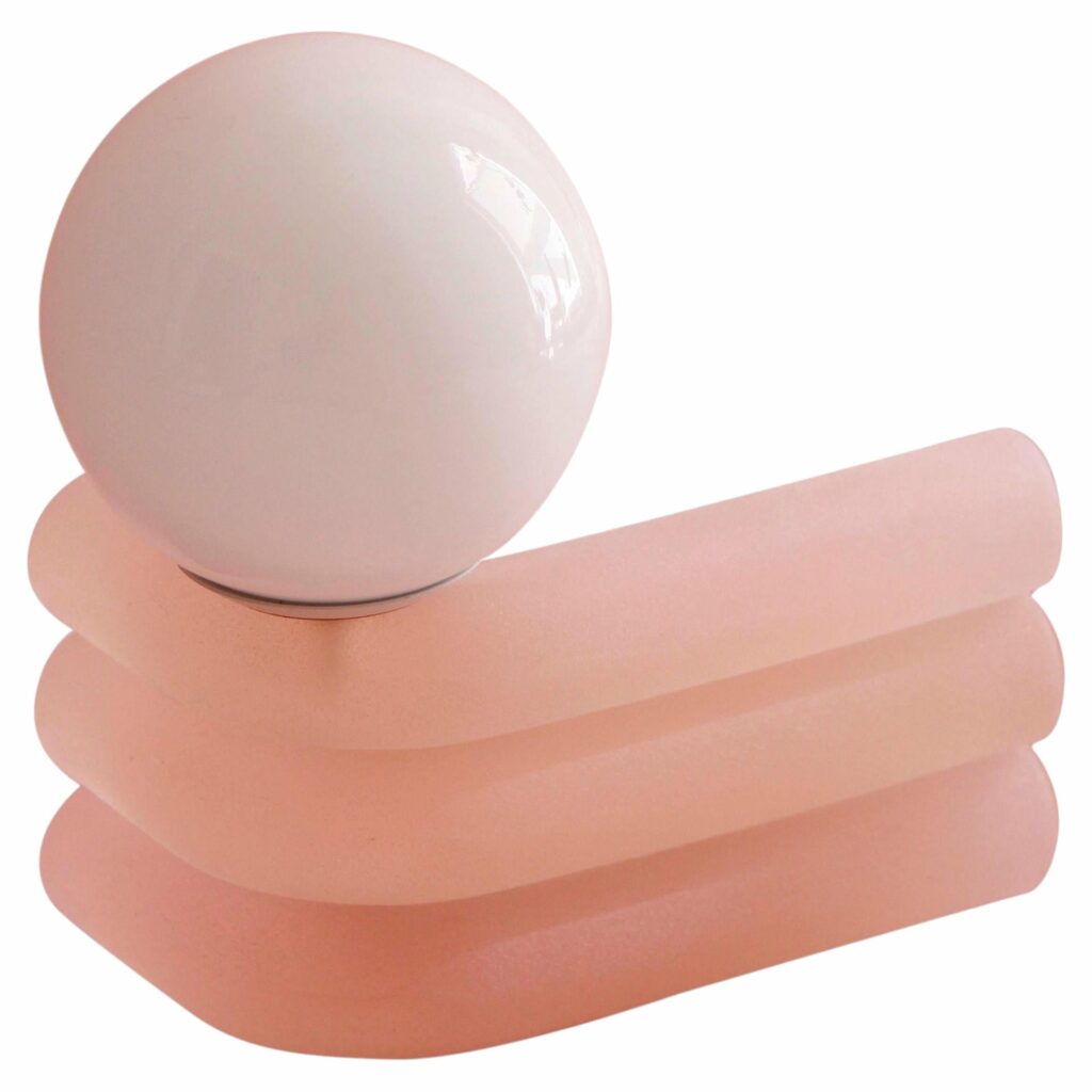 Lychee Small Elio Lamp by Soft Geometry 1