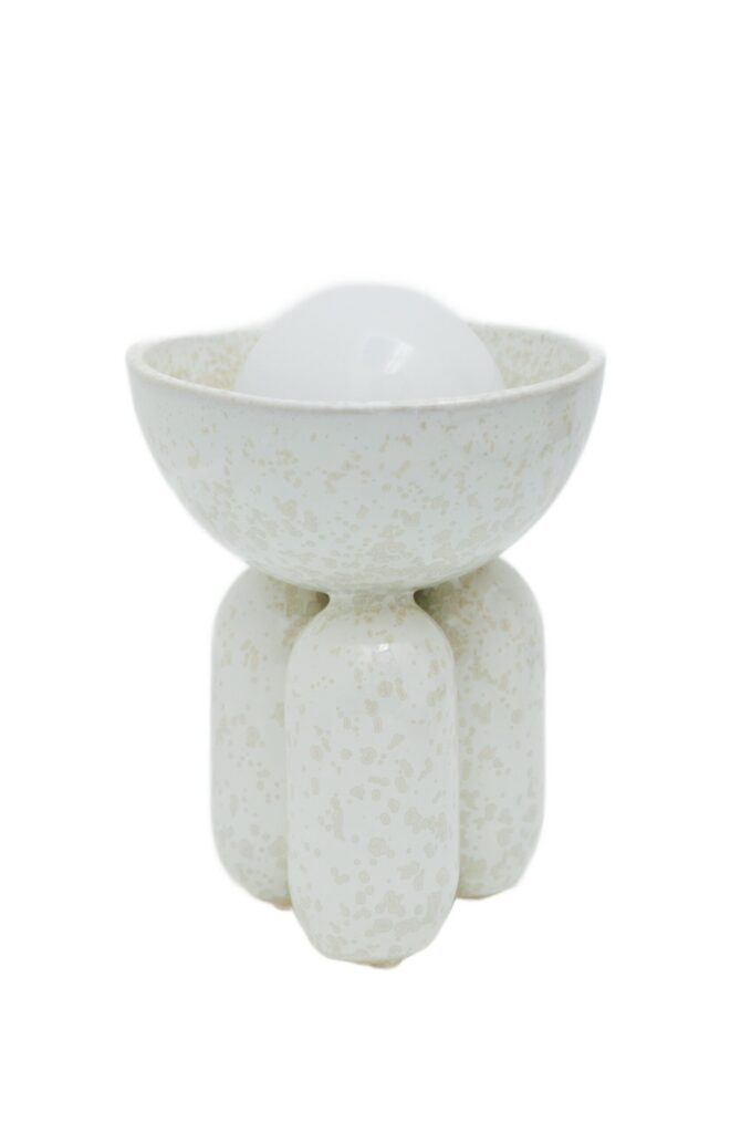 Pearl Small Half Sphere Lamp by Lisa Allegra 1