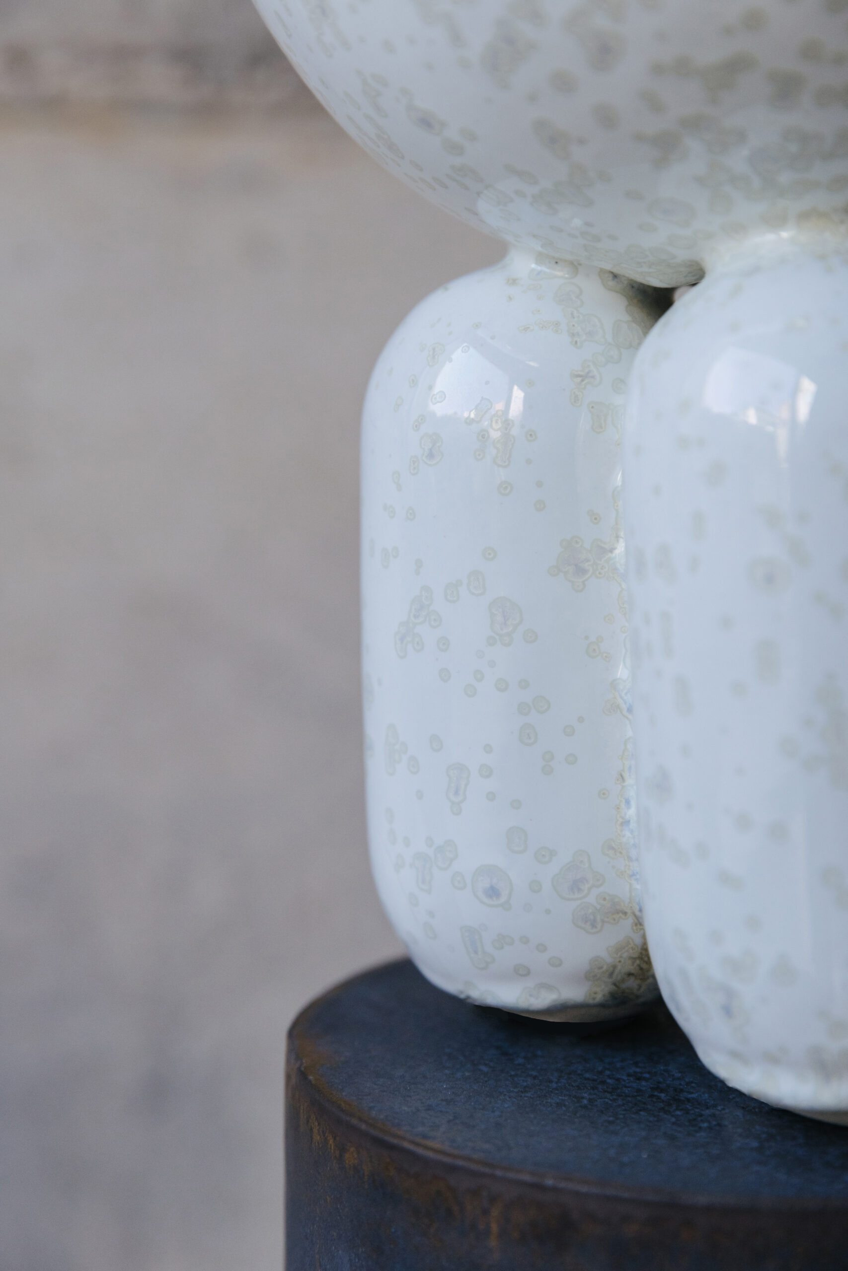 Pearl Small Half Sphere Lamp by Lisa Allegra 10
