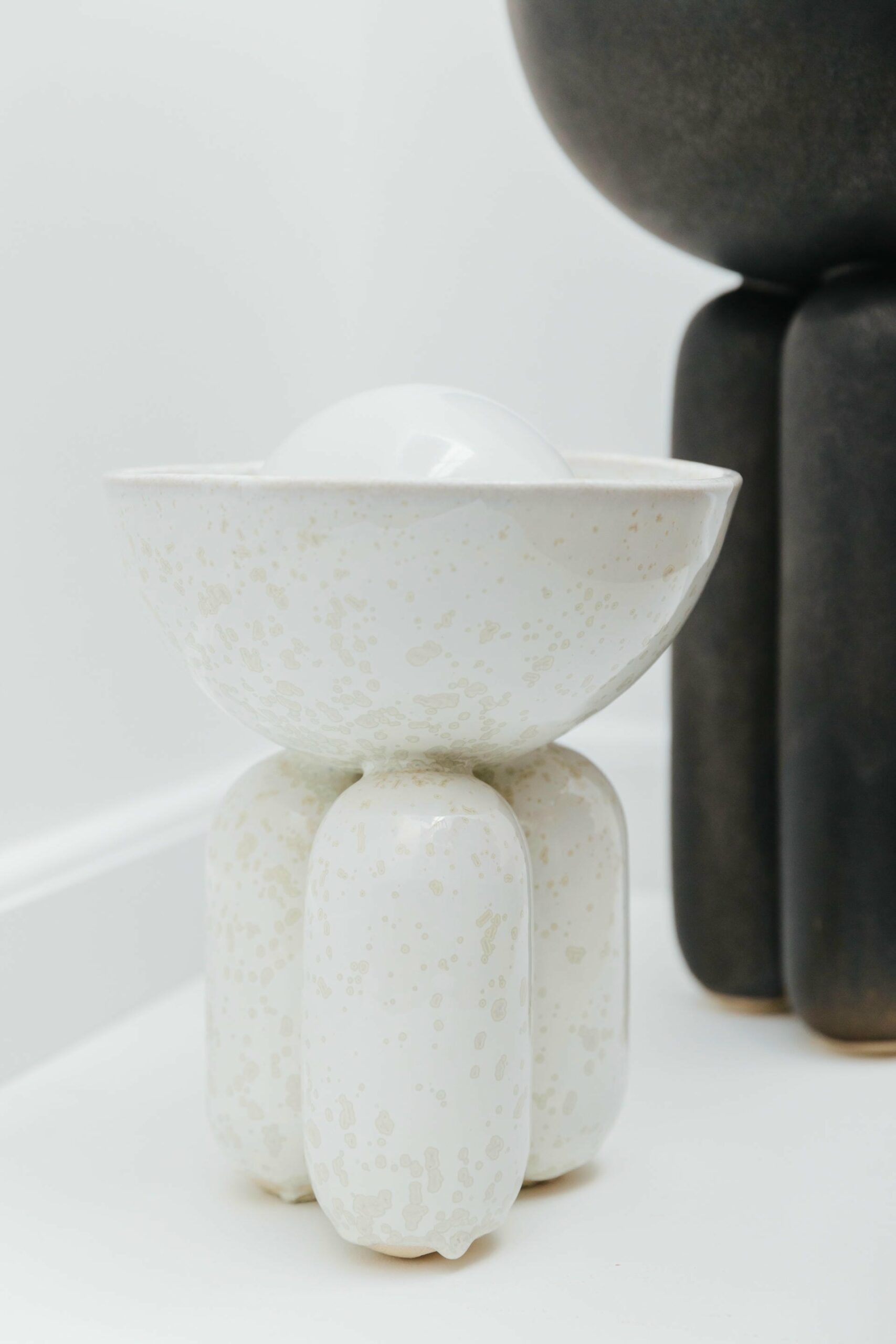 Pearl Small Half Sphere Lamp by Lisa Allegra 3