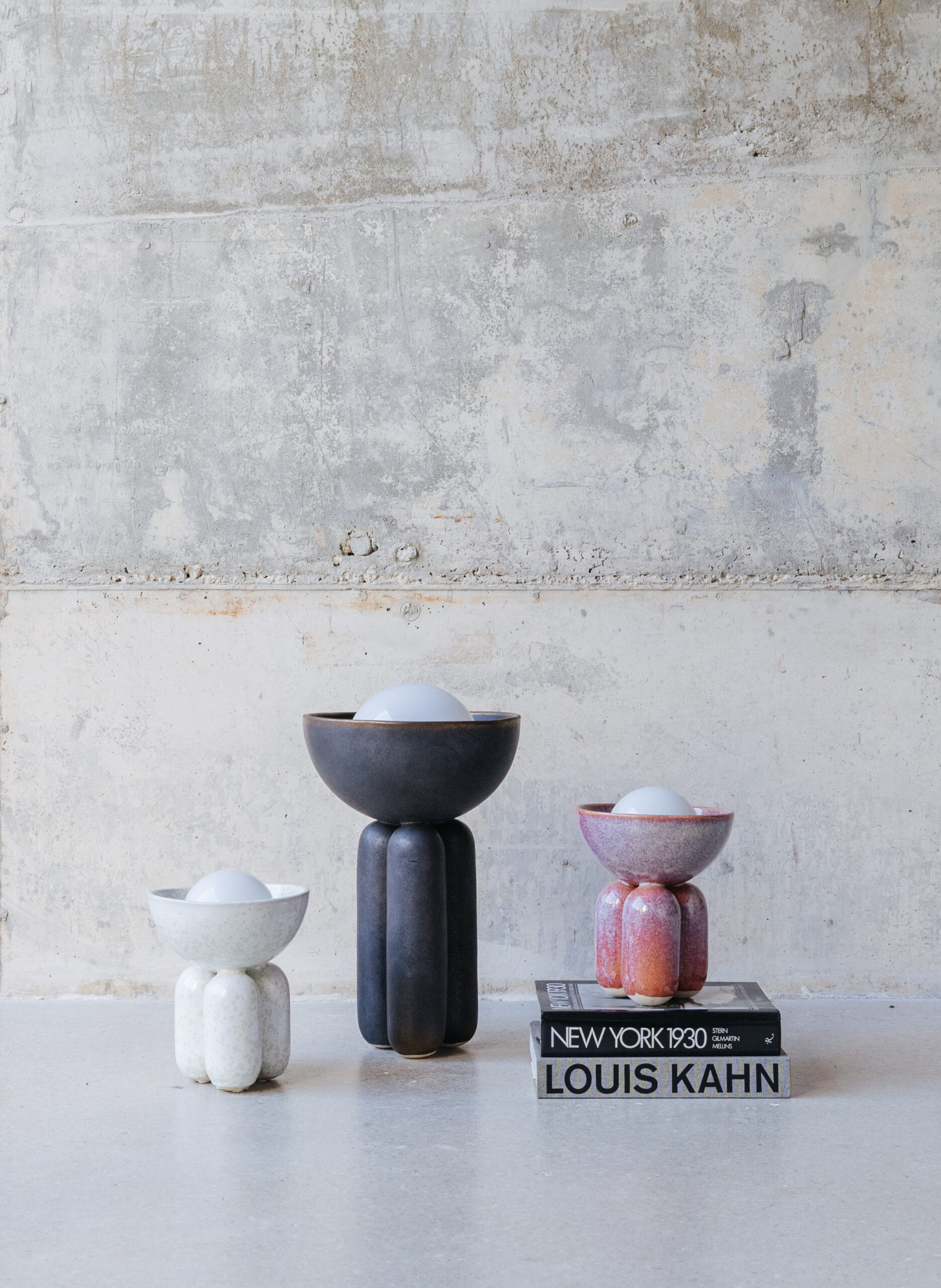 Pearl Small Half Sphere Lamp by Lisa Allegra 5