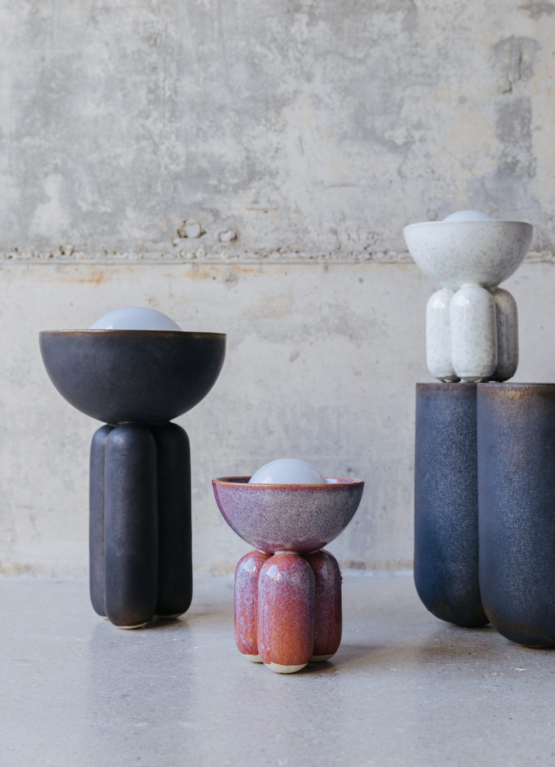 Pearl Small Half Sphere Lamp by Lisa Allegra 6