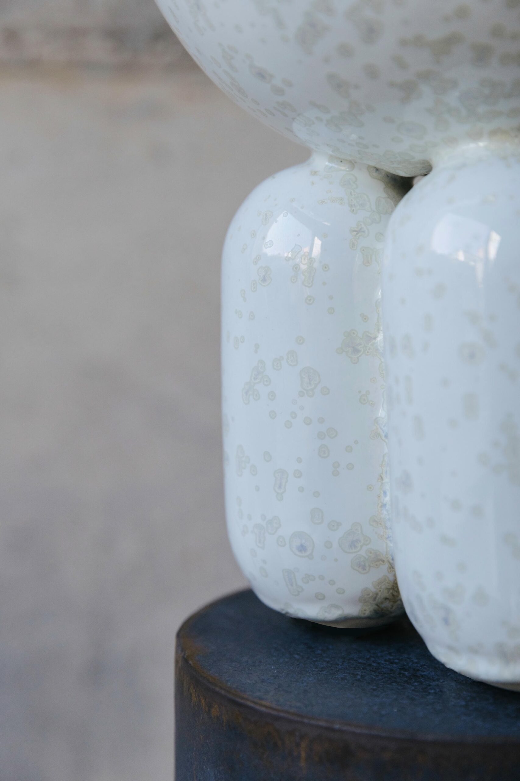 Pearl Small Half Sphere Lamp by Lisa Allegra 7