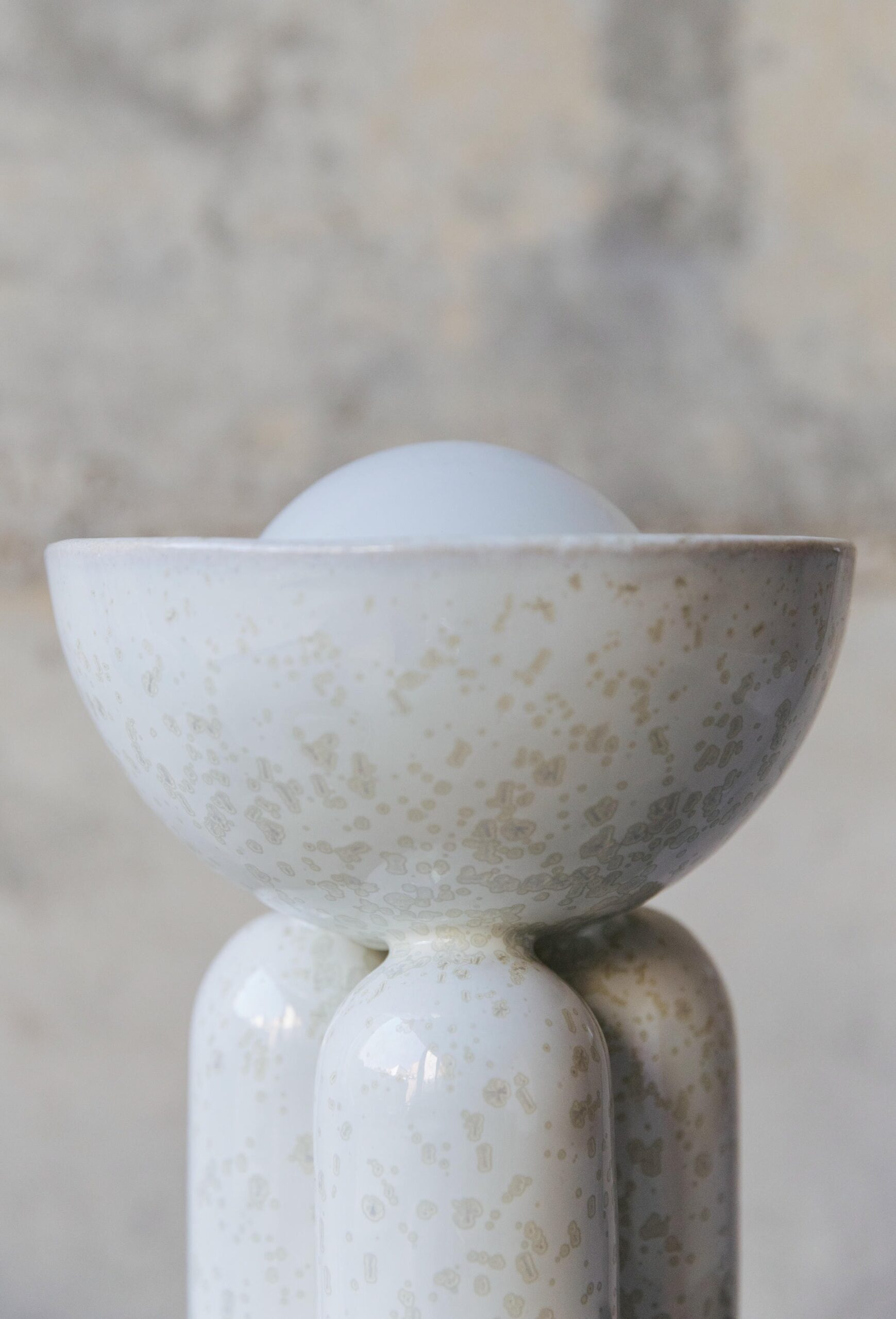 Pearl Small Half Sphere Lamp by Lisa Allegra 8