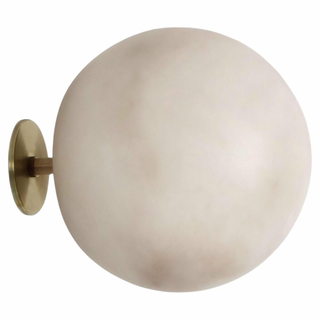 Planette Wall 165 Alabaster Wall Light by Contain 1